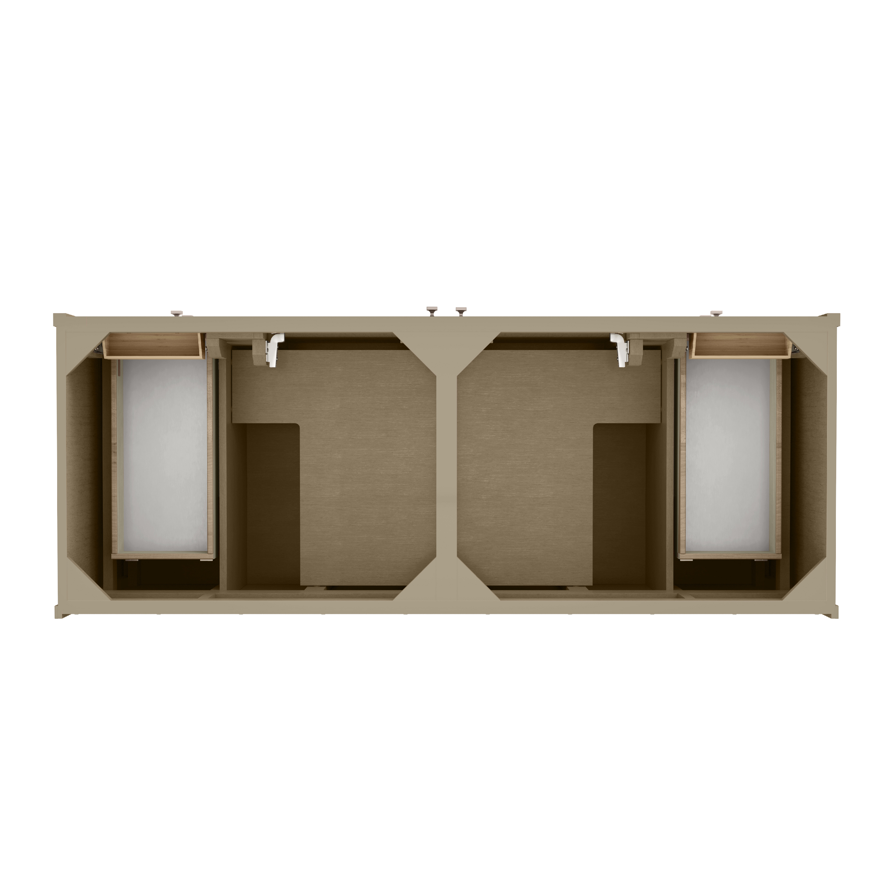 James Martin Chicago 60" Double Vanity Cabinet with Double Doors, Drawers & Adjustable Shelves