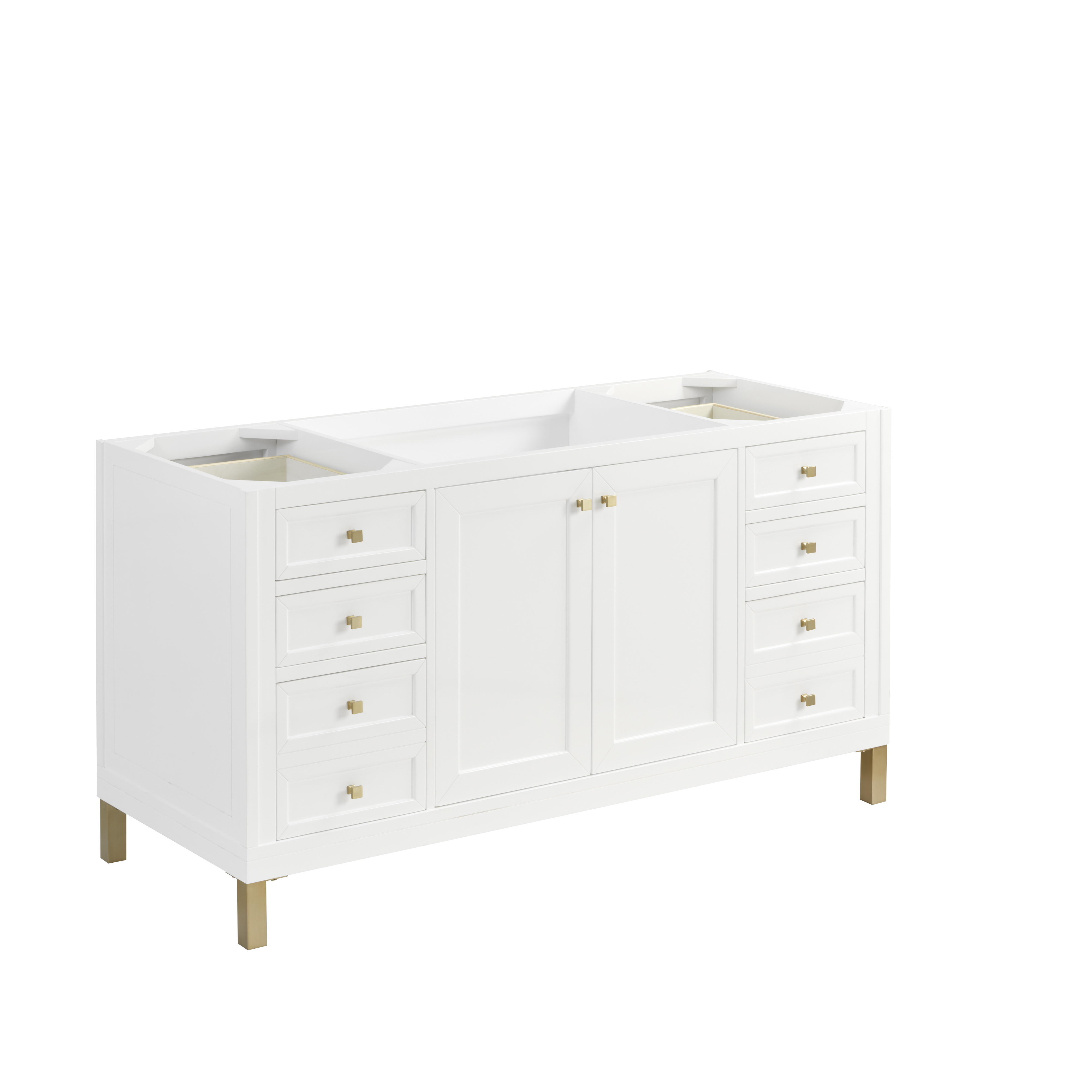 James Martin Chicago 60" Single Vanity Cabinet with Doors, Drawers & Adjustable Shelves