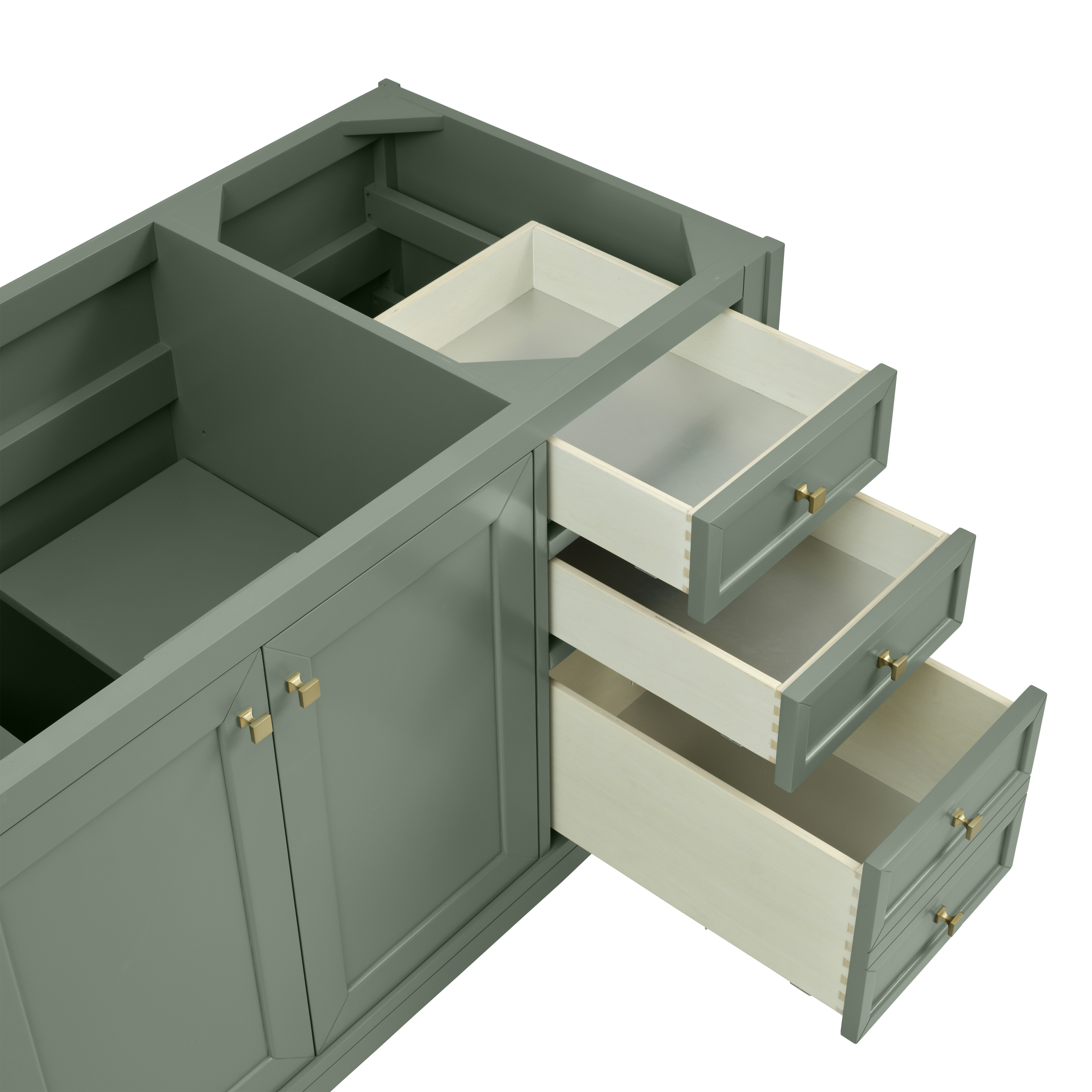 James Martin Chicago 60" Single Vanity Cabinet with Doors, Drawers & Adjustable Shelves