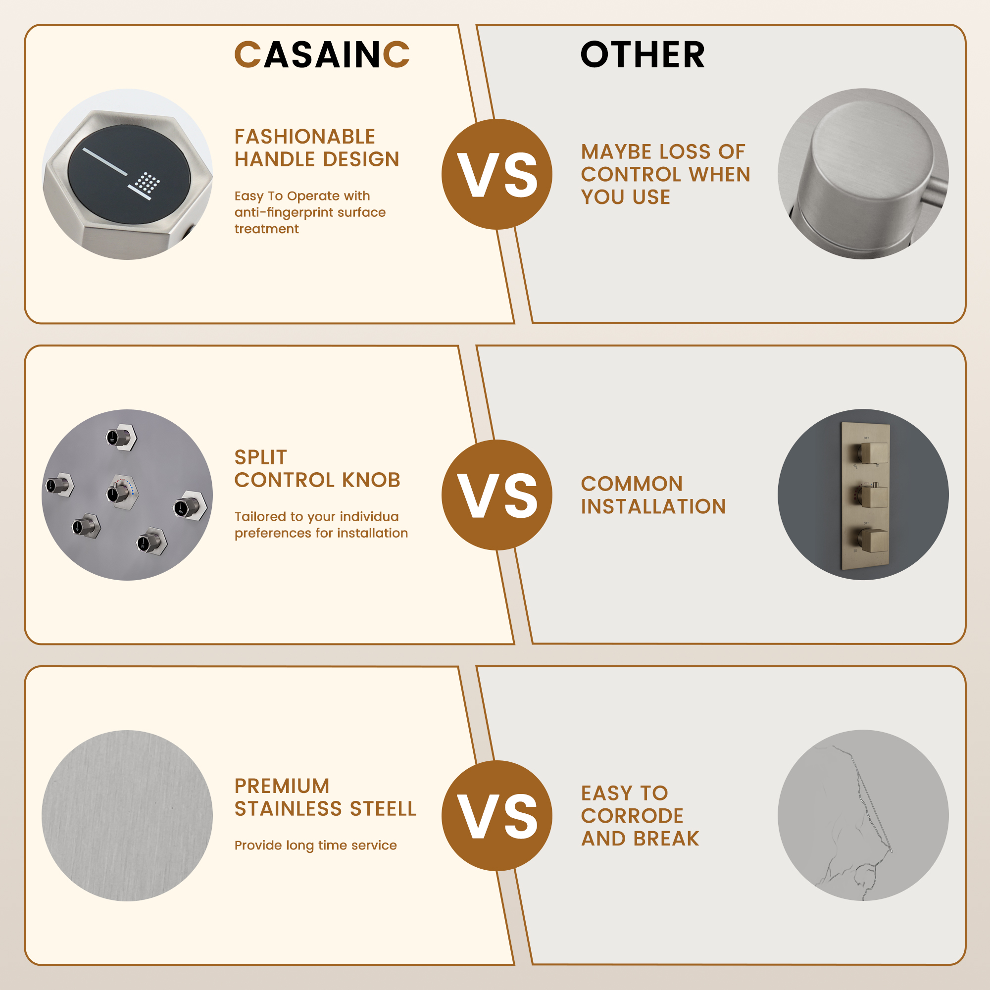 22.8" x 15" Luxury Thermostatic Ceiling-Mount Shower System with 64-Color LED Lights