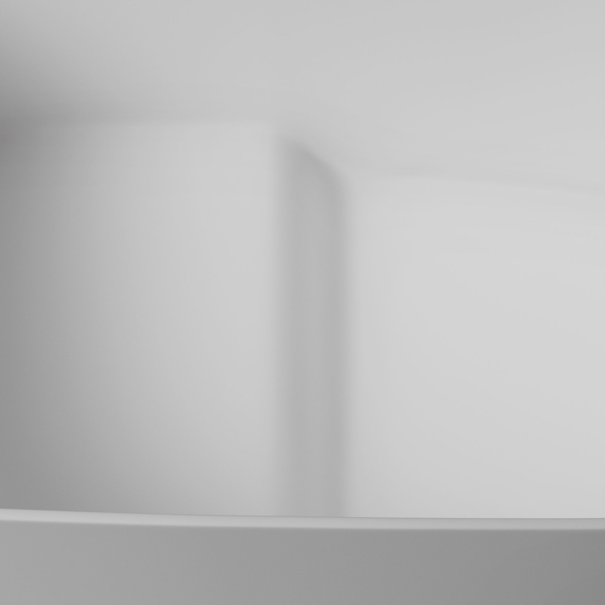 51" Matte White Solid Surface Freestanding Bathtub with Integrated Seat