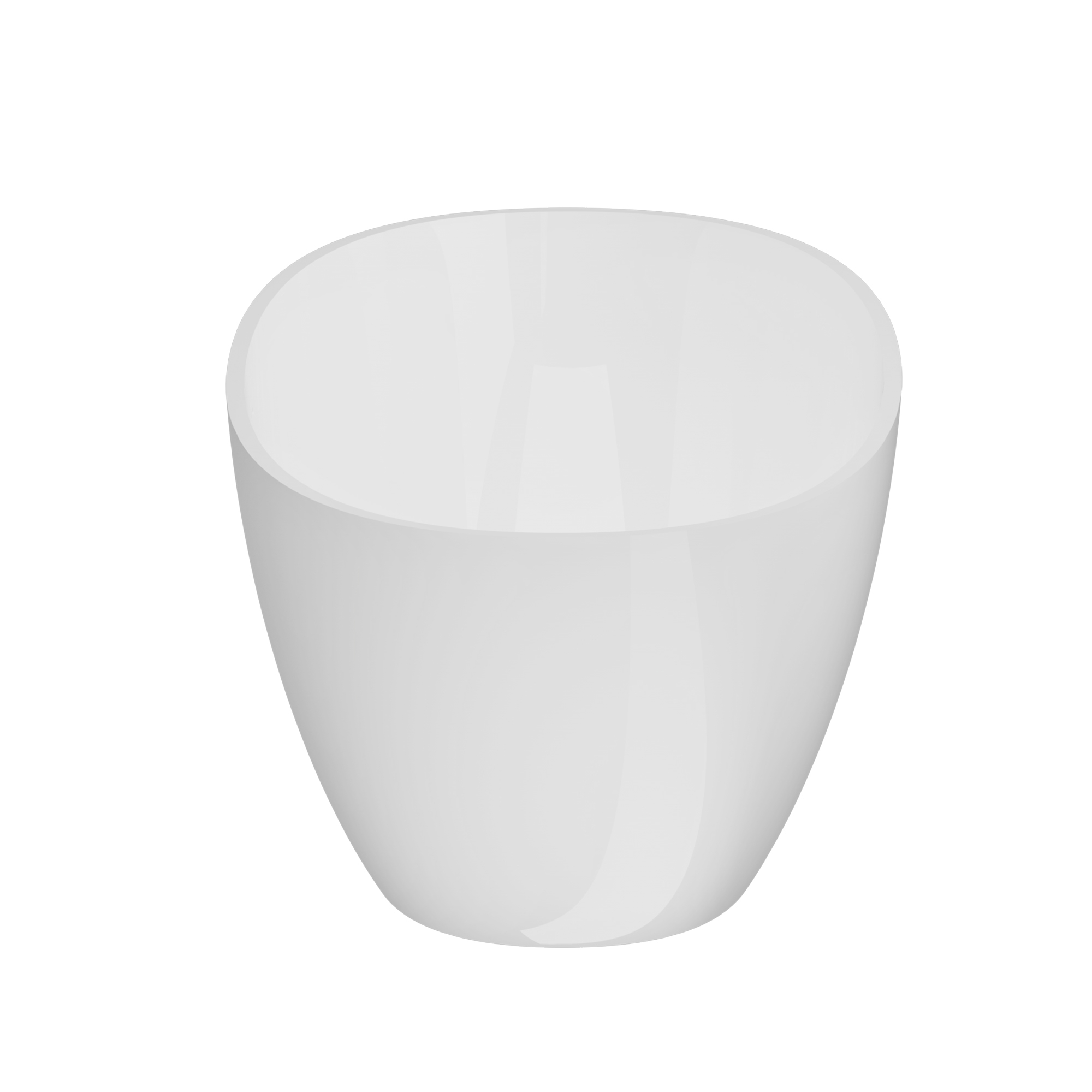 65" Oval Stone Resin Freestanding Soaking Tub with Ergonomic Design