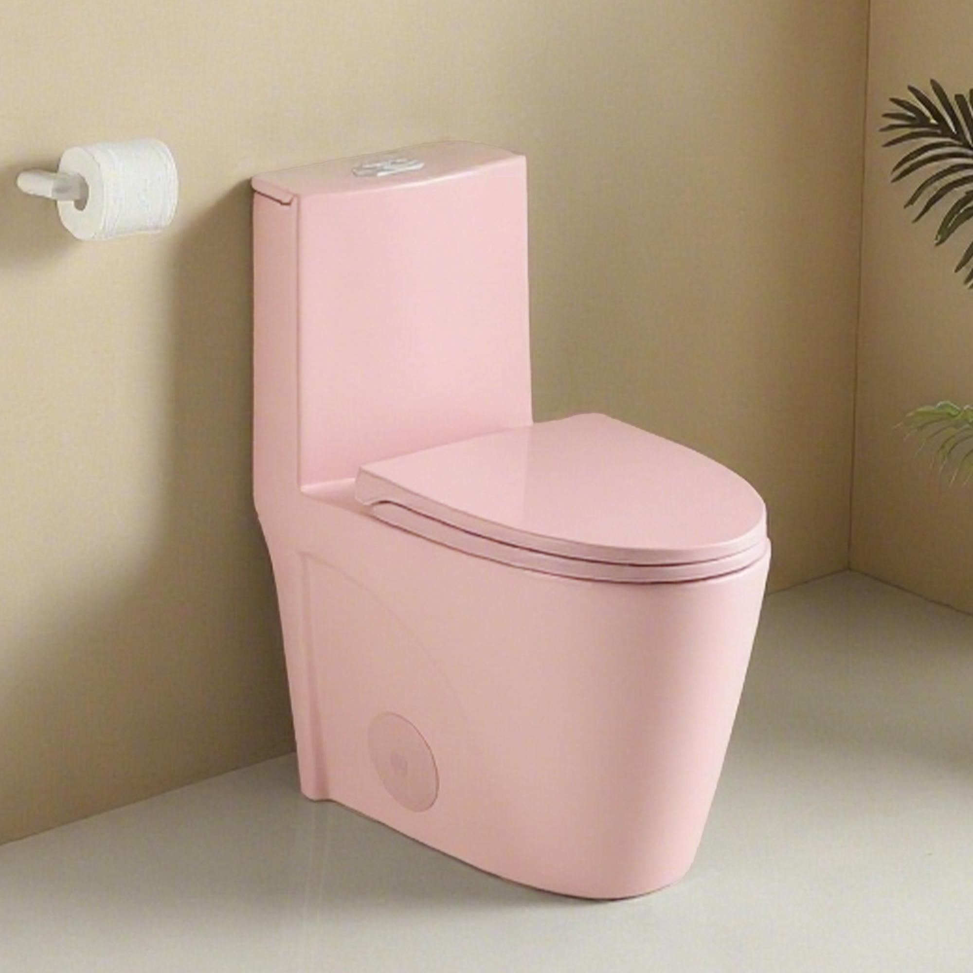 Dual-Flush 1.1/1.6 GPF Elongated One-Piece Toilet with Soft-Close Seat