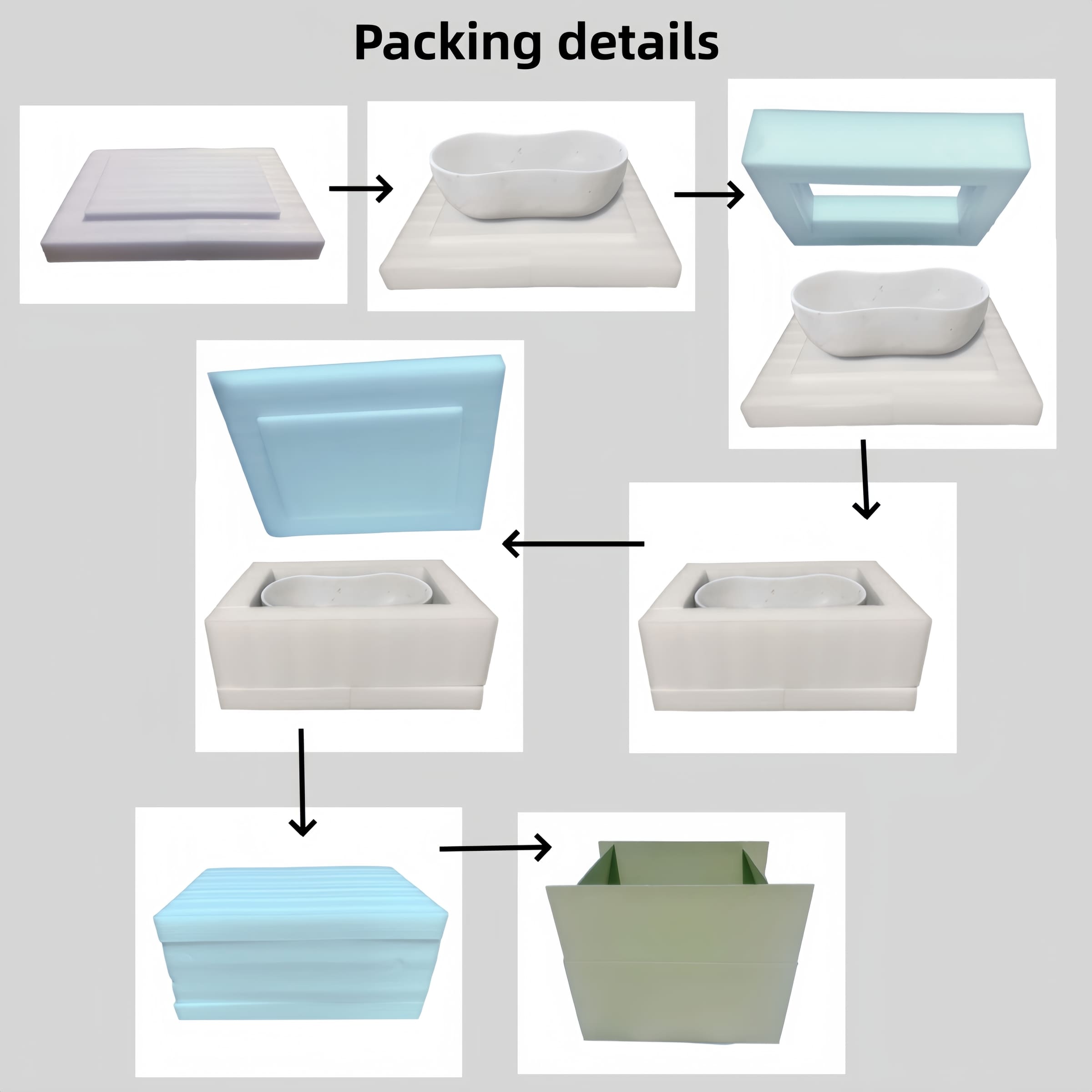 23.6” Genuine Natural Marble Vessel Sink – polished surface in Beige/White/Gray/Green