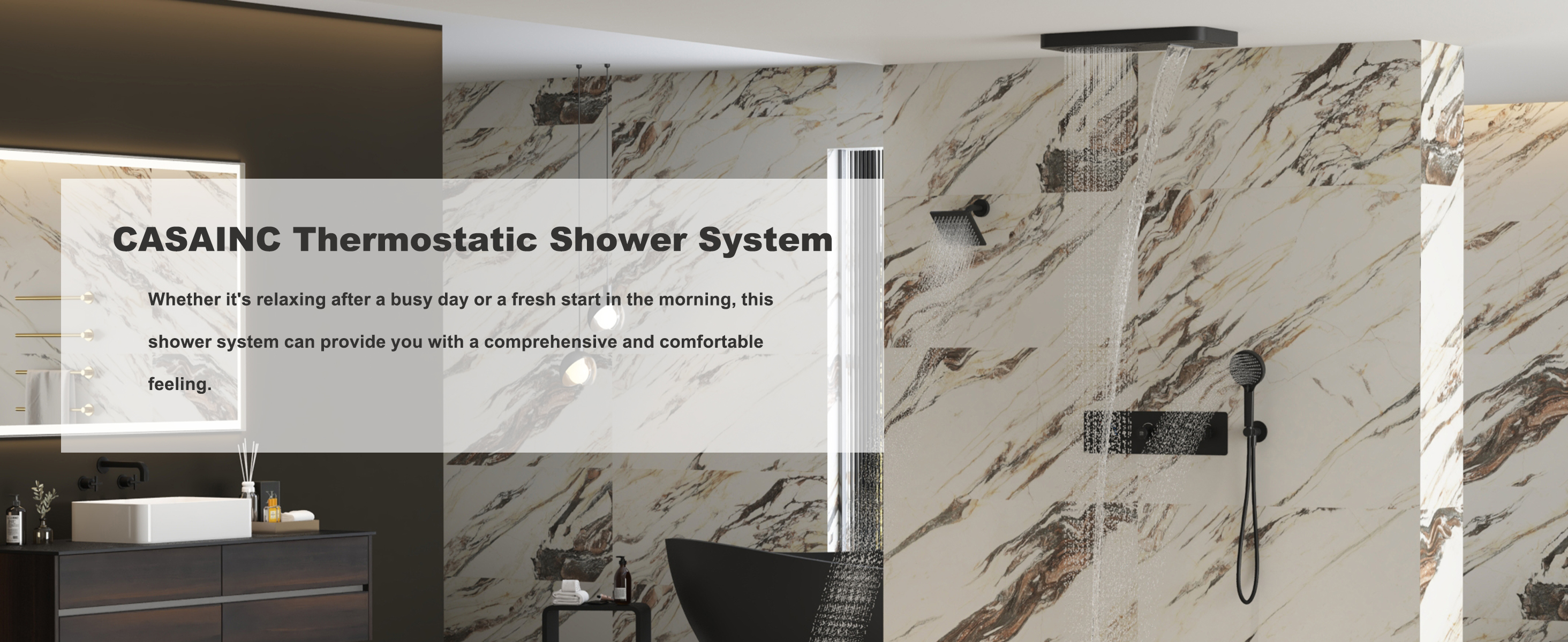 Casainc Thermostatic Shower System