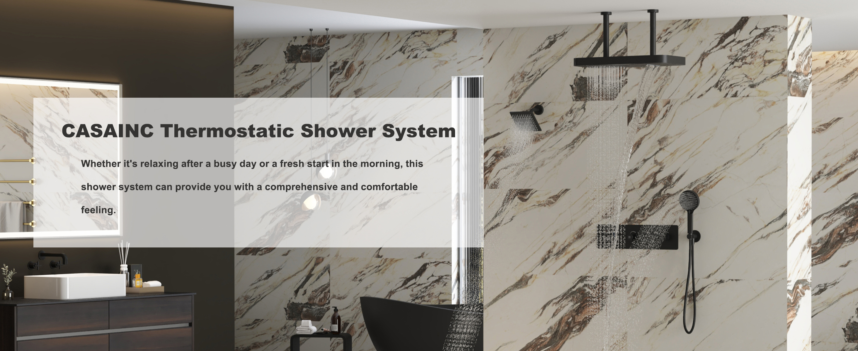 Casainc Dual Shower System