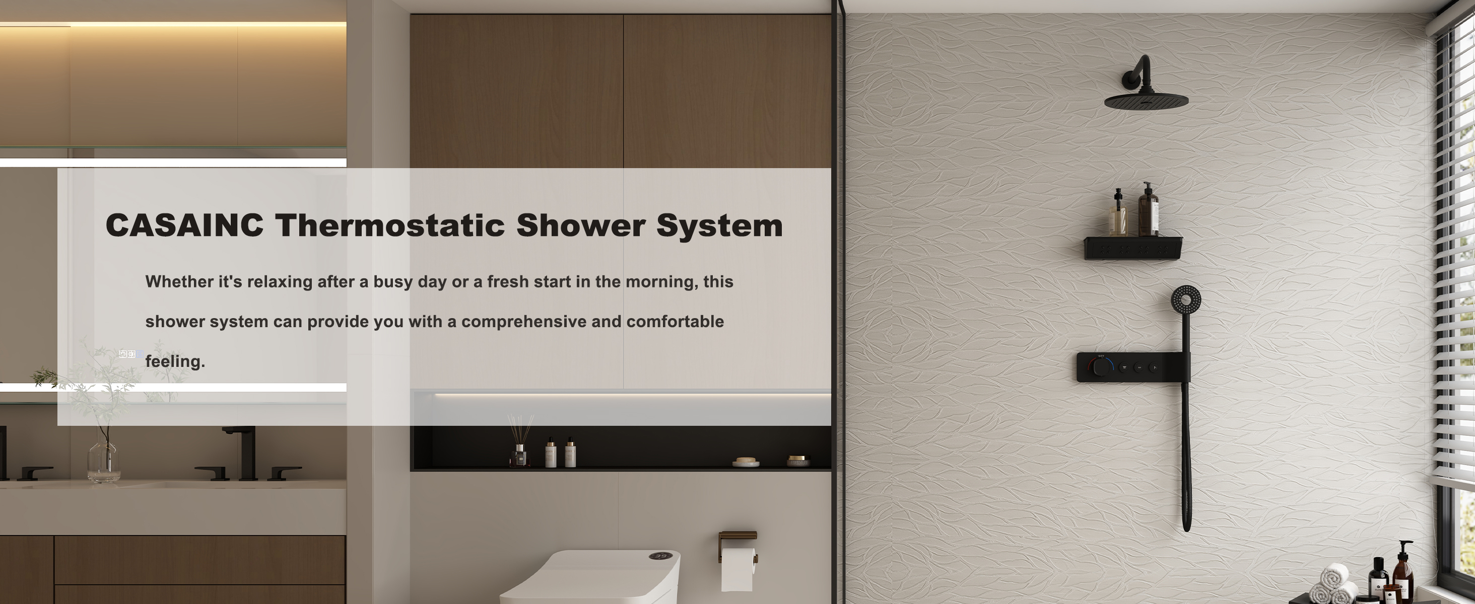 Casainc Thermostatic Shower System