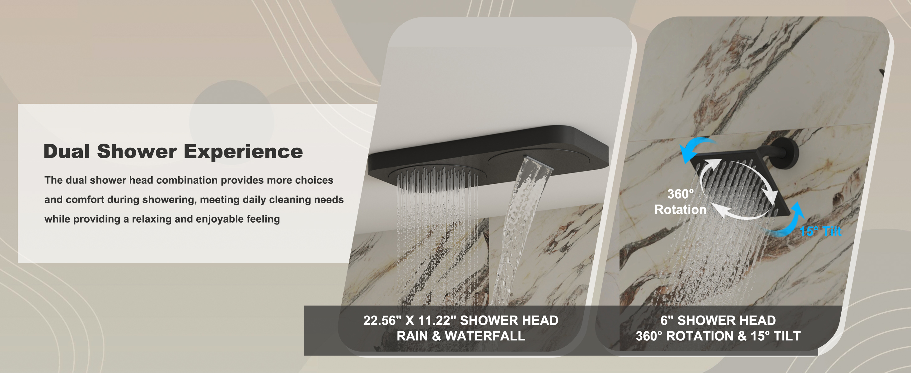 Dual Shower Head System