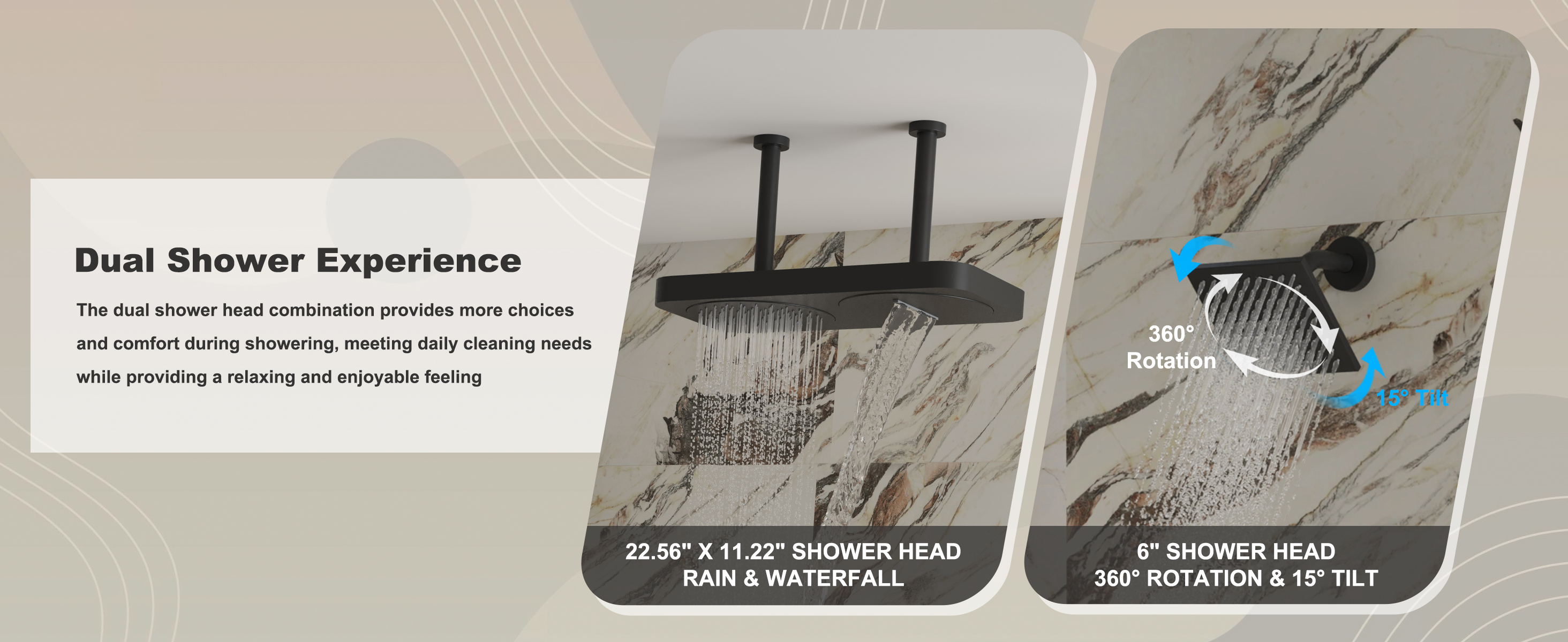 Dual Shower Head System