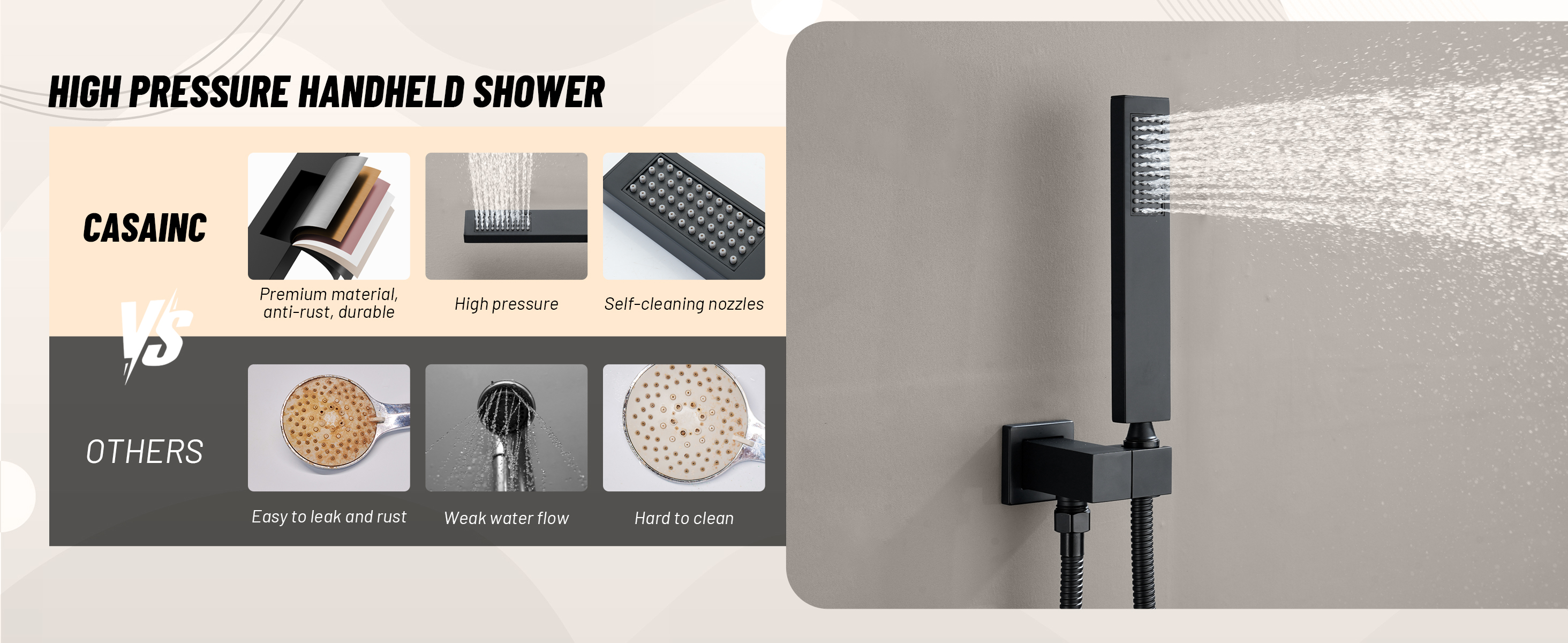 Shower System with Handheld