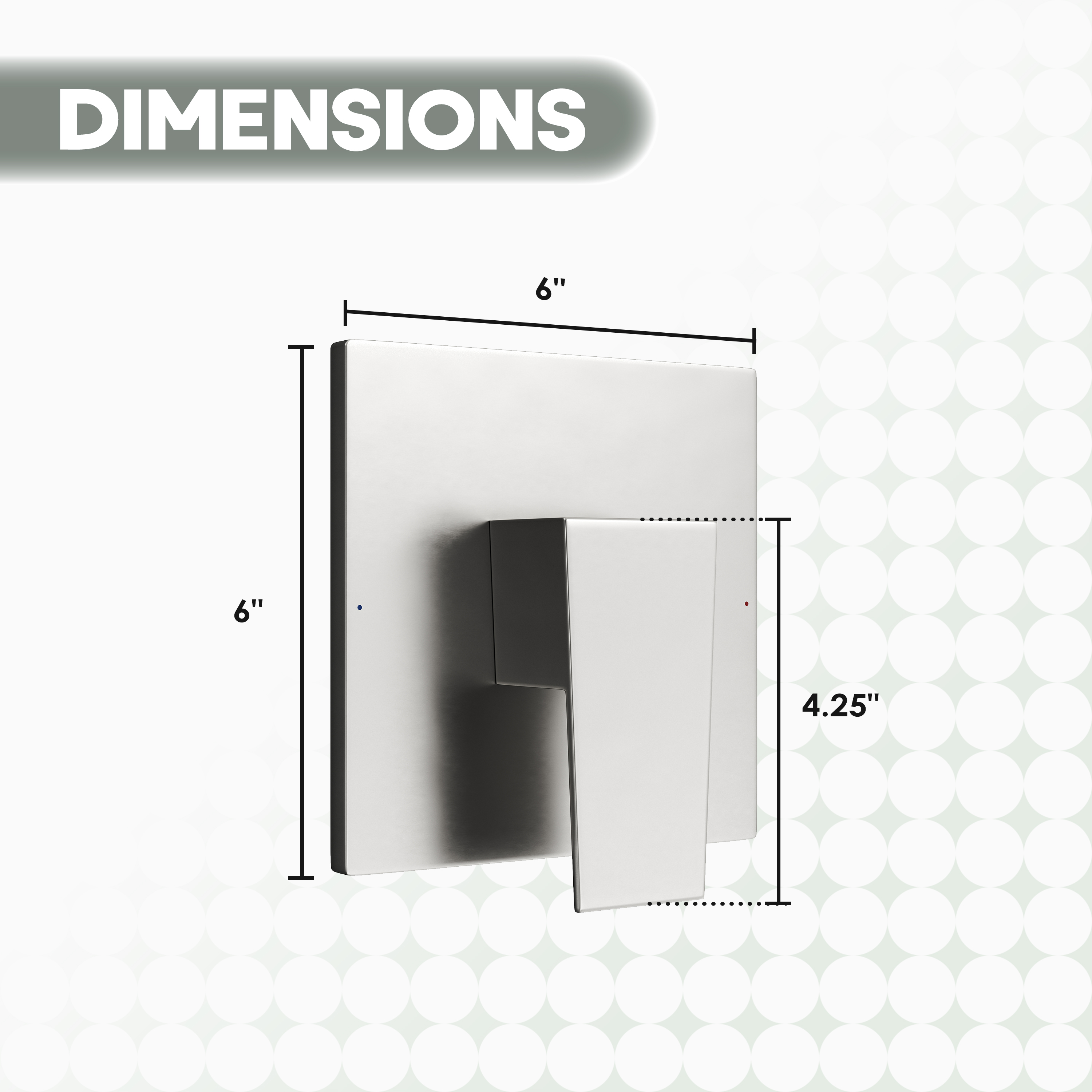 Replacement Shower Trim Kit for Moen 2510 / 2520 / 2570 / 2590 Valves