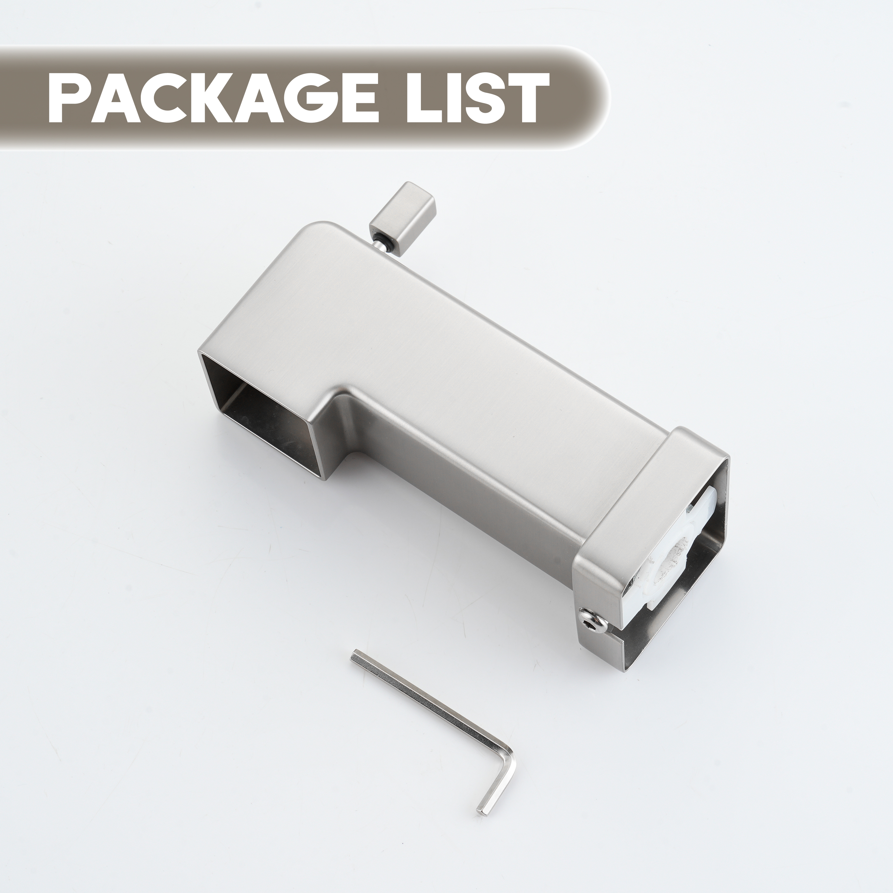 Replacement Lift-Rod Tub Spout with 1/2" NPT Connection