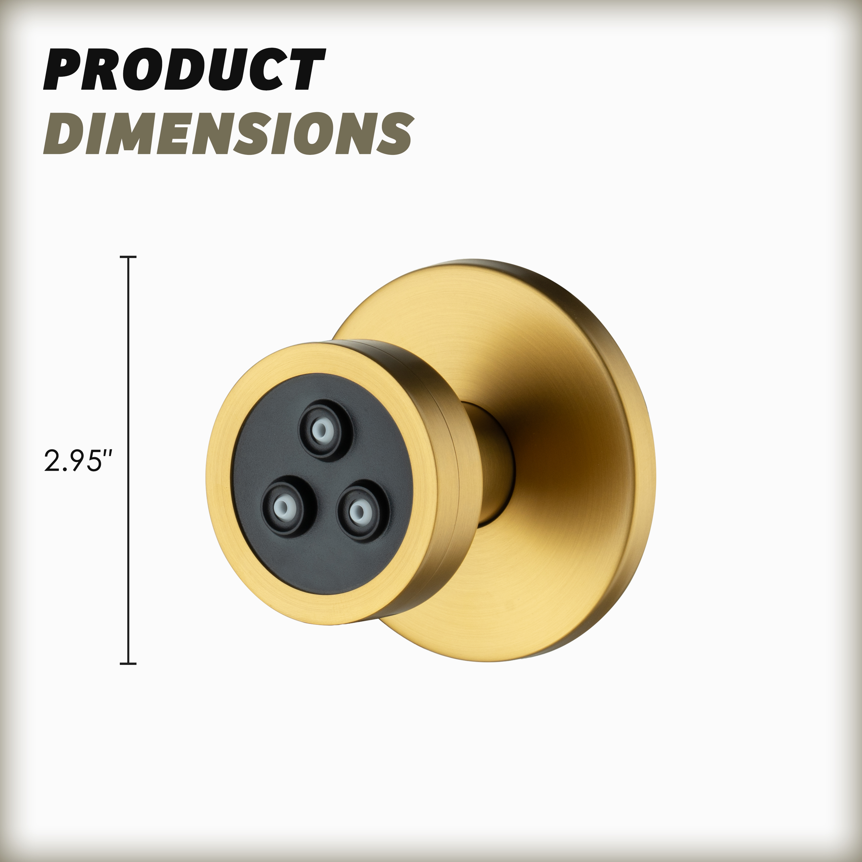 360° Adjustable Body Jet with Twirling Deep Massage Outlet