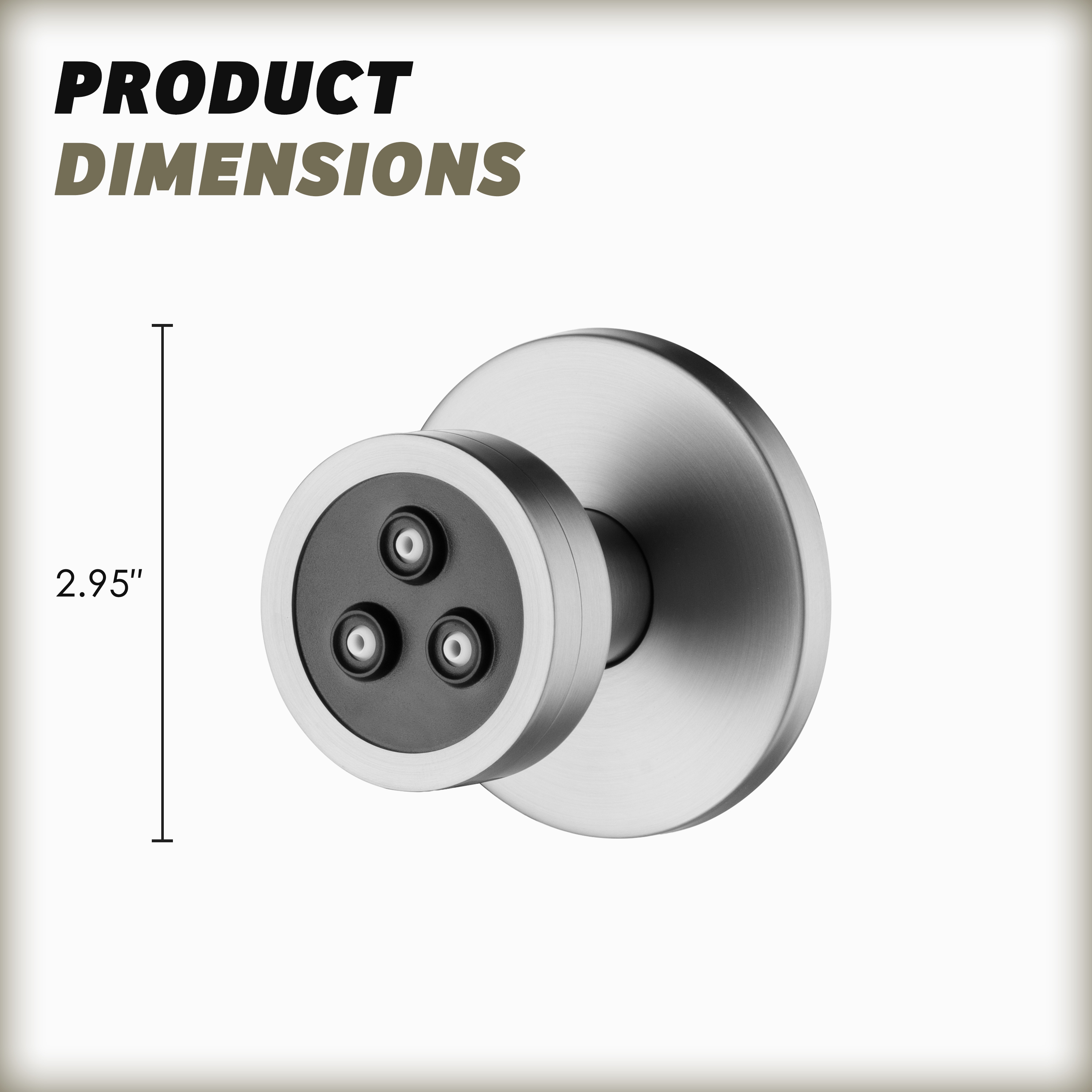 360° Adjustable Body Jet with Twirling Deep Massage Outlet