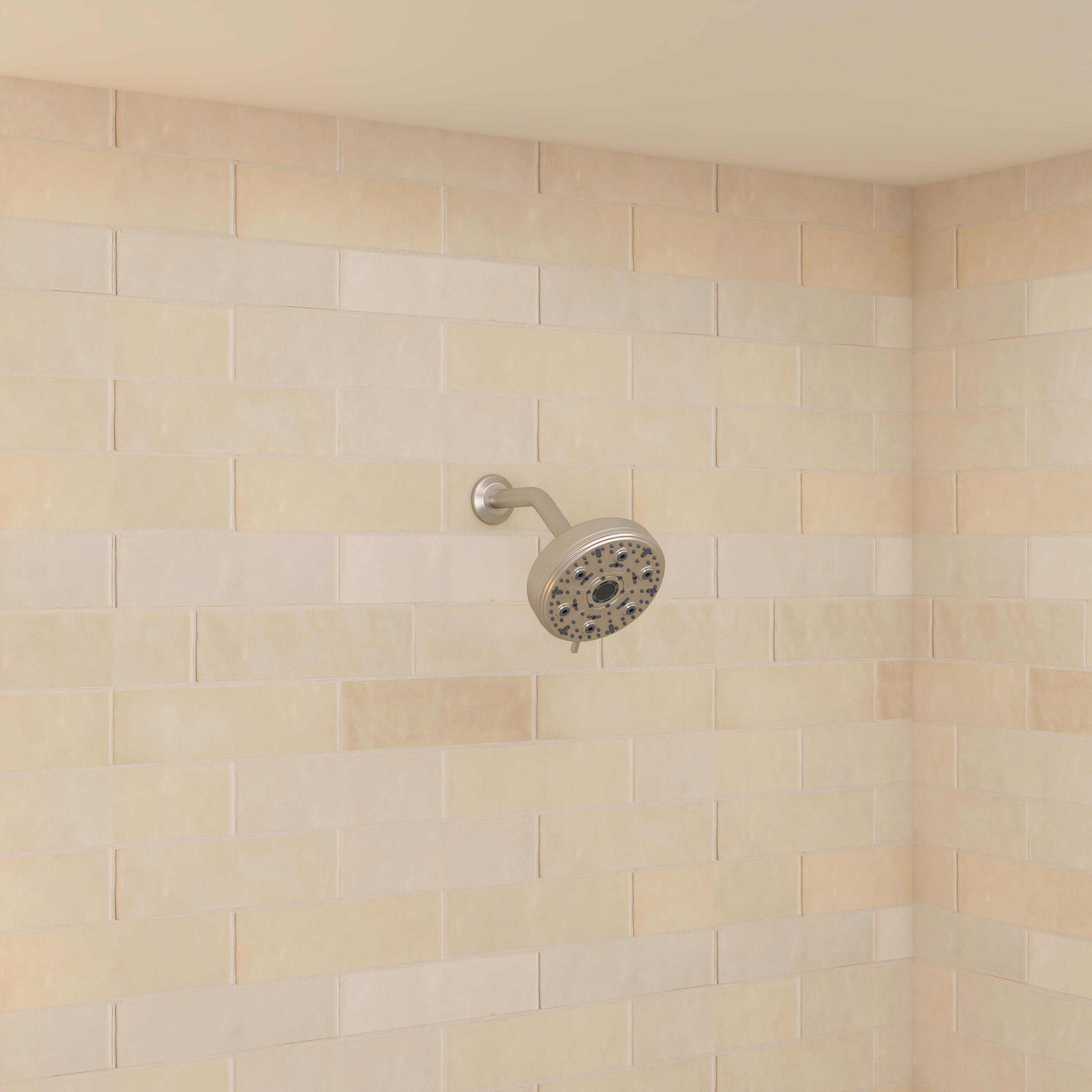 5-inch 10-Function Replacement Shower Head with Arm & Flange