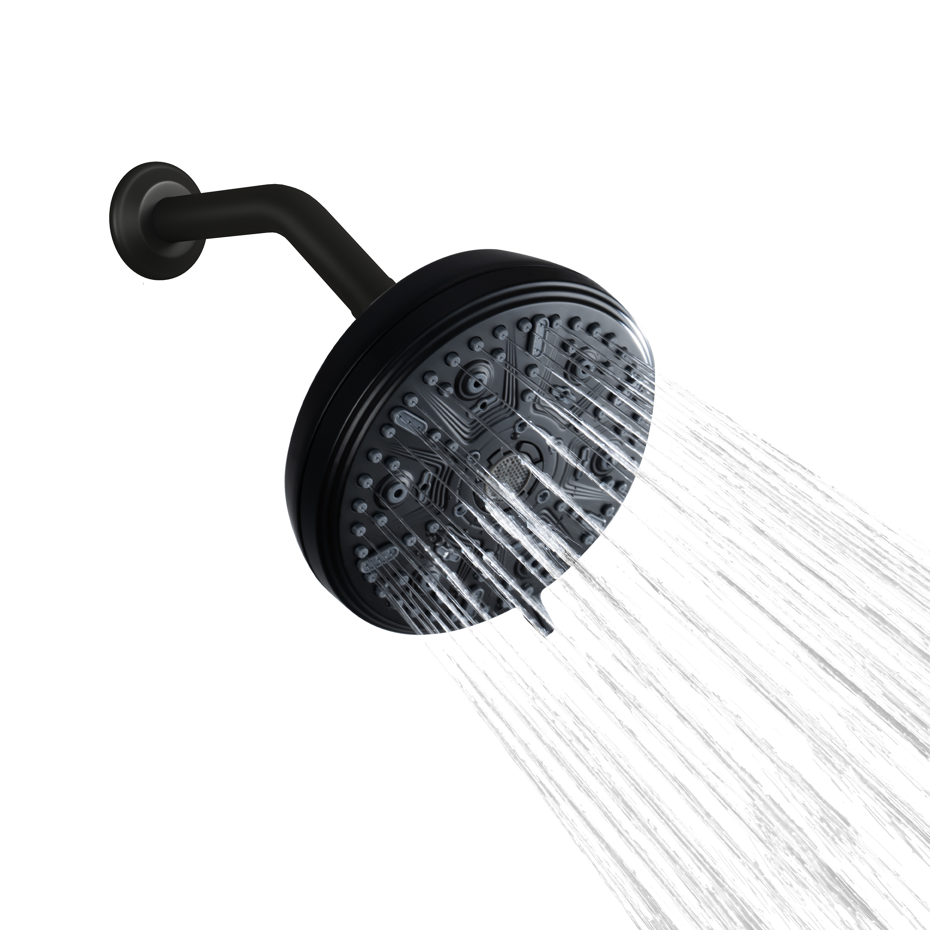 5-inch 10-Function Replacement Shower Head with Arm & Flange