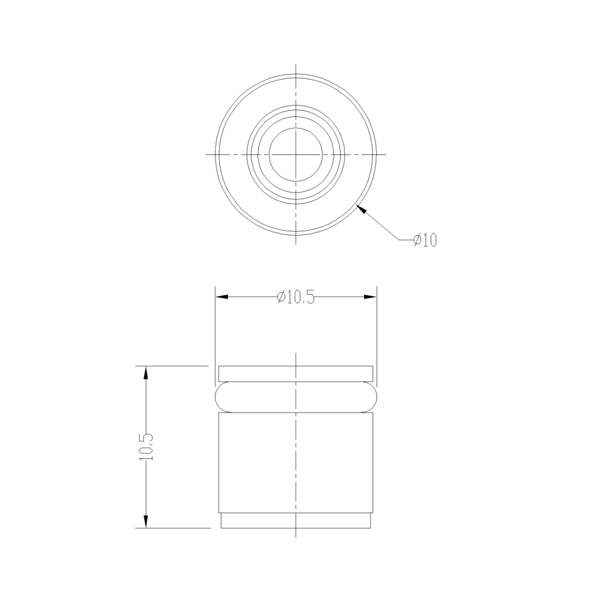 10mm Plastic Check Valve 2pcs Set One Way Check Valve for Casainc Shower Systems
