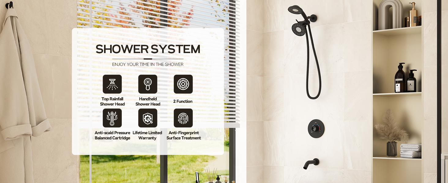 3-Function Shower System