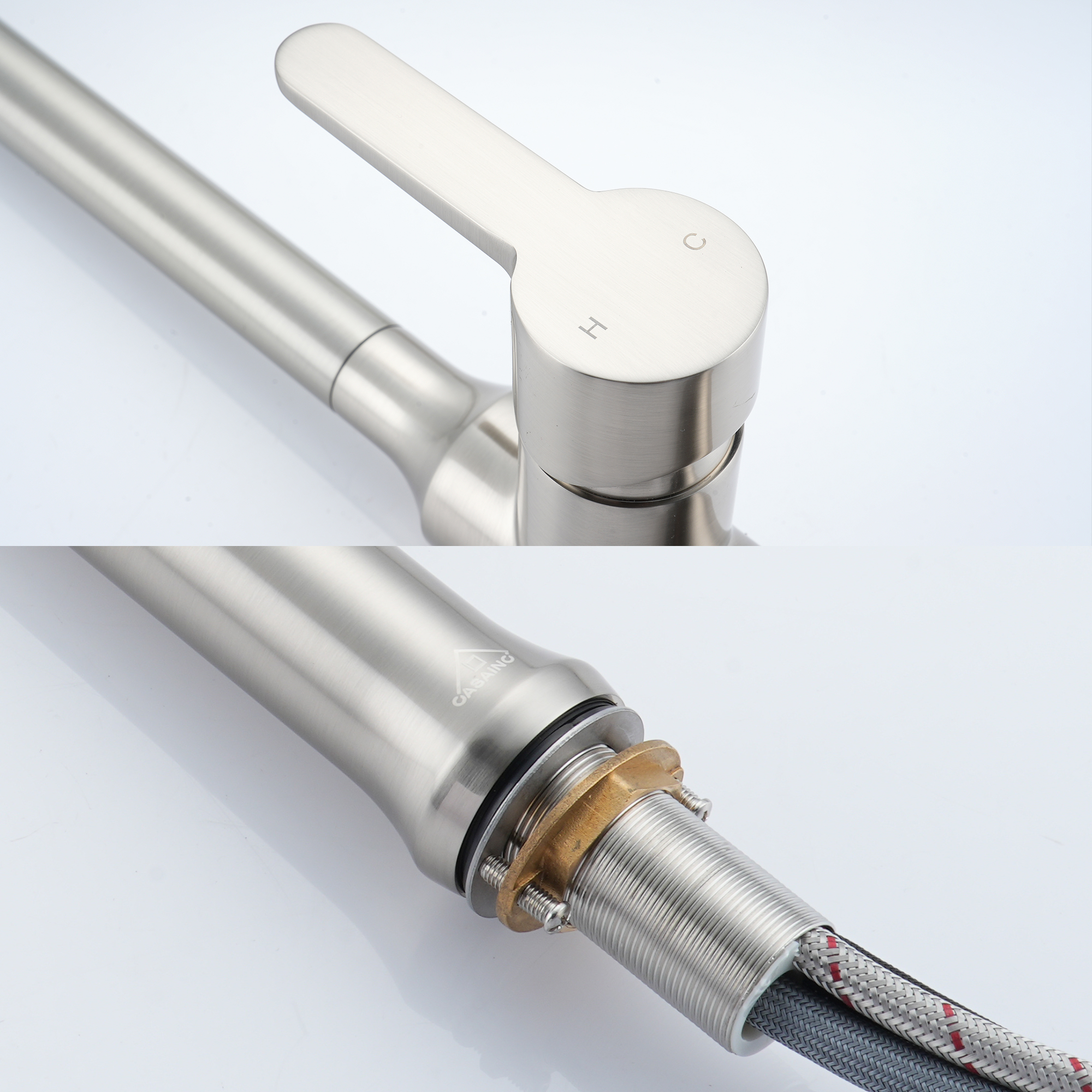 CASAINC Single-Handle Kitchen Faucet with  Pull-Out Sprayer