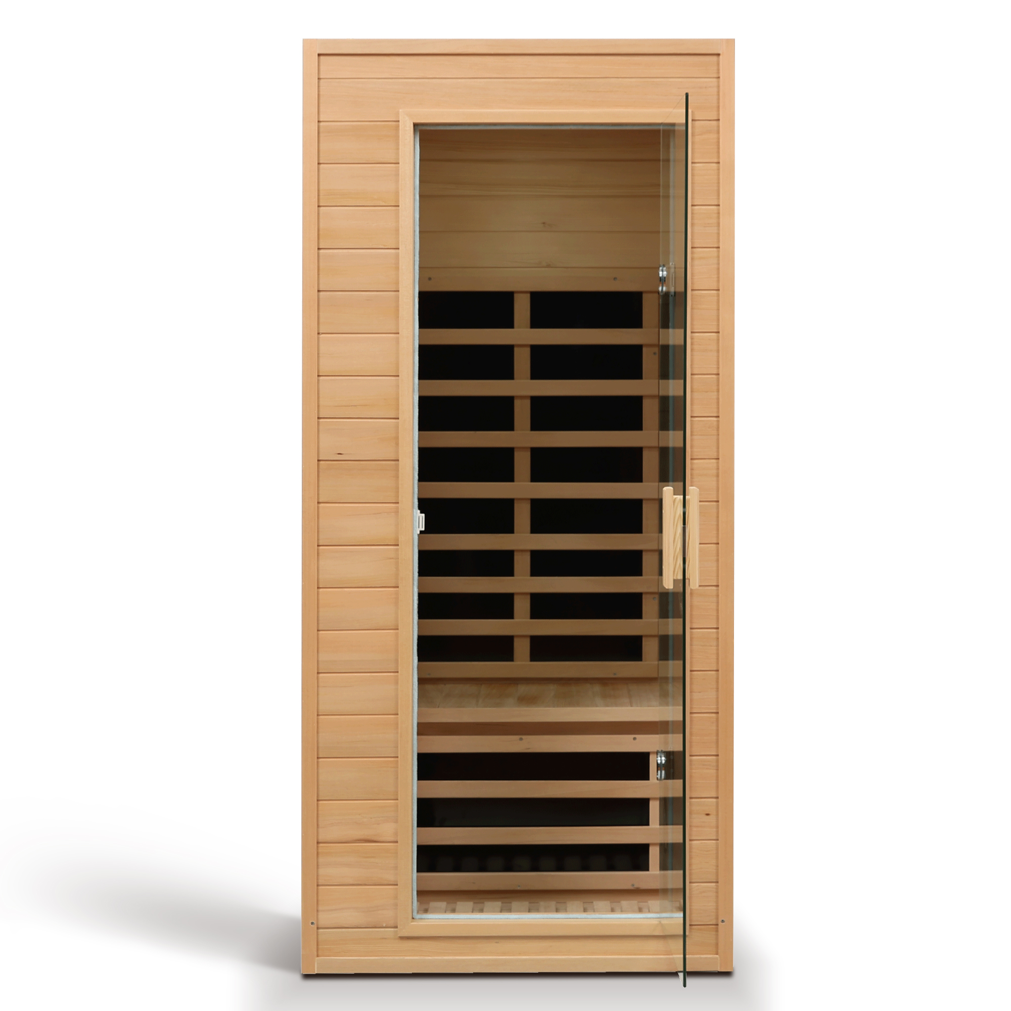 One Person Hemlock Far Infrared Indoor Sauna with Bluetooth & LCD Control