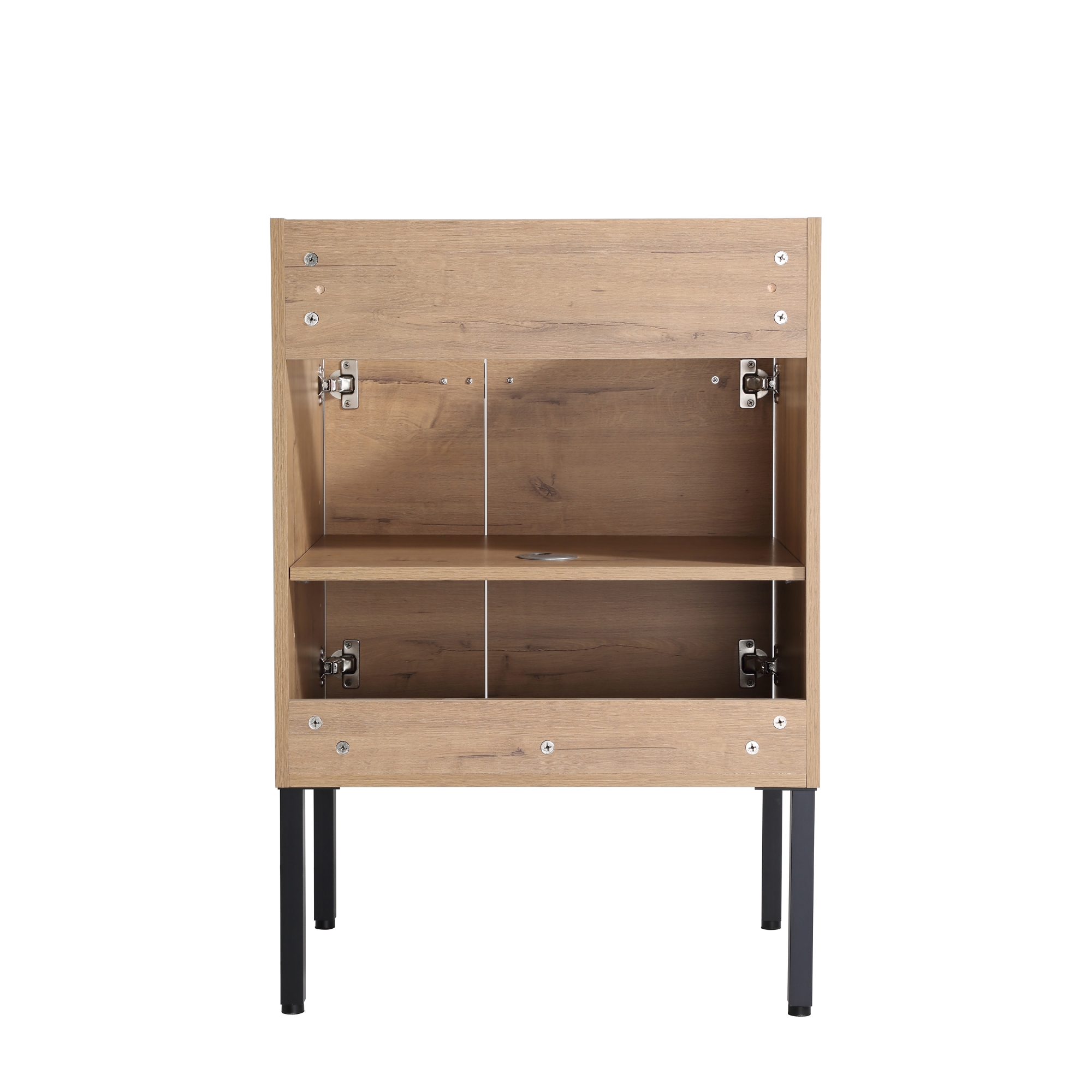 24"/30"/36" Freestanding Plywood Bathroom Vanity with Ceramic Sink