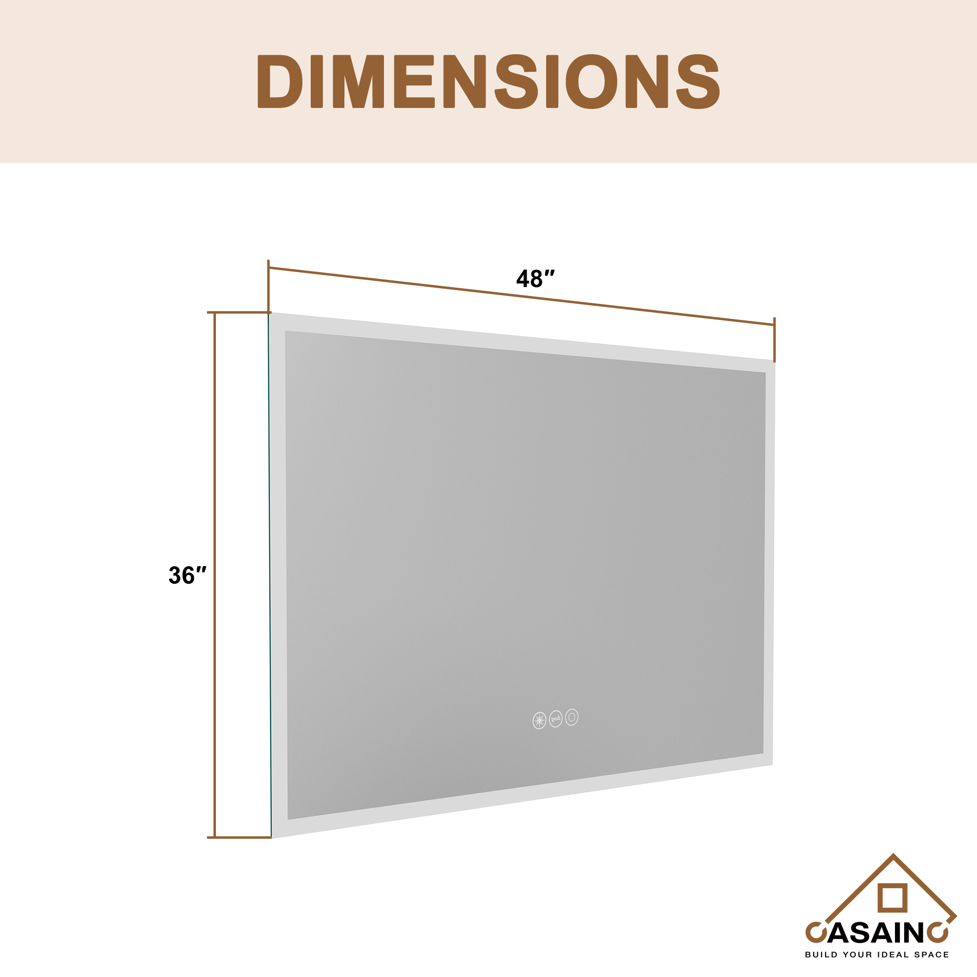 High-Tech LED Bathroom Vanity Mirror with Adjustable Lighting and Anti-Fog