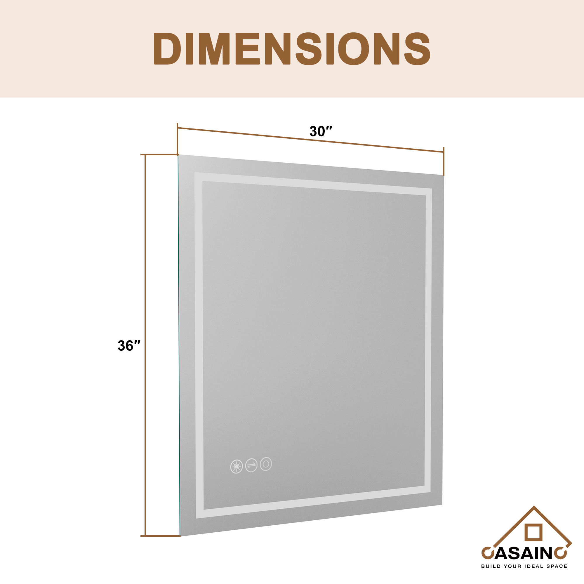 High-Tech LED Bathroom Vanity Mirror with Adjustable Lighting and Anti-Fog