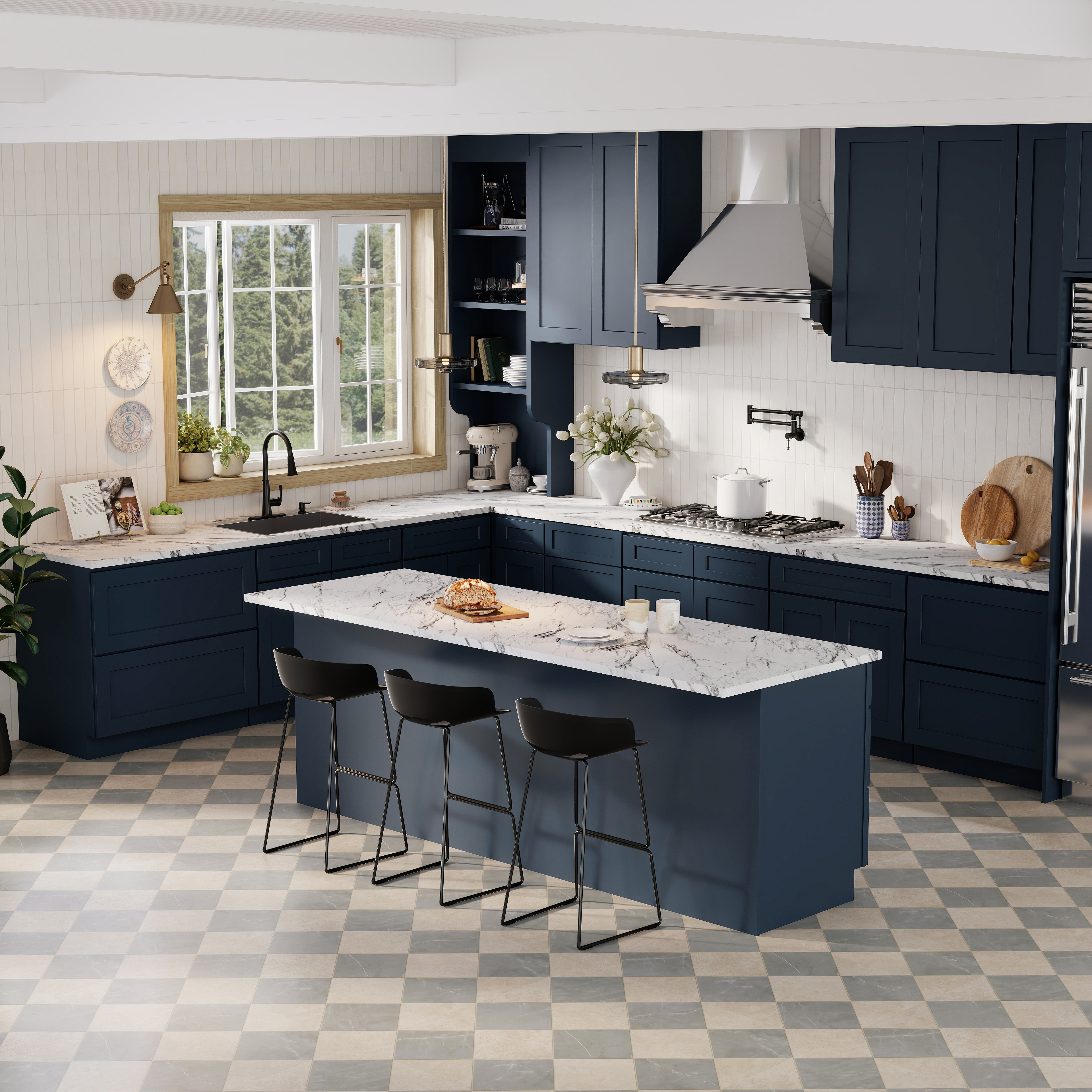 Cyber Grey - Ready To Assemble Kitchen Cabinets