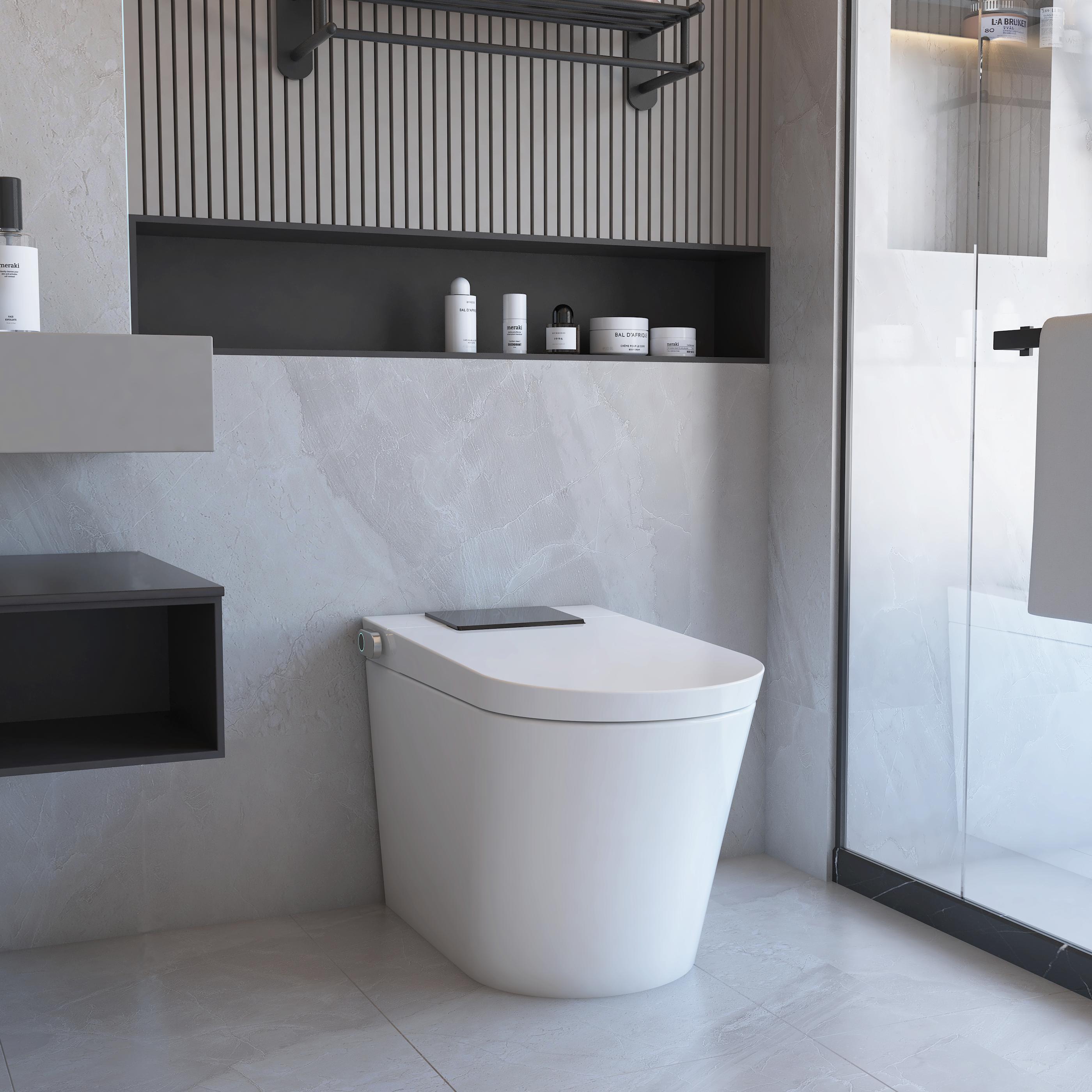 Luxury Smart Toilet with Auto Open Lid, Heated Seat & Bidet Wash, Z & G Series