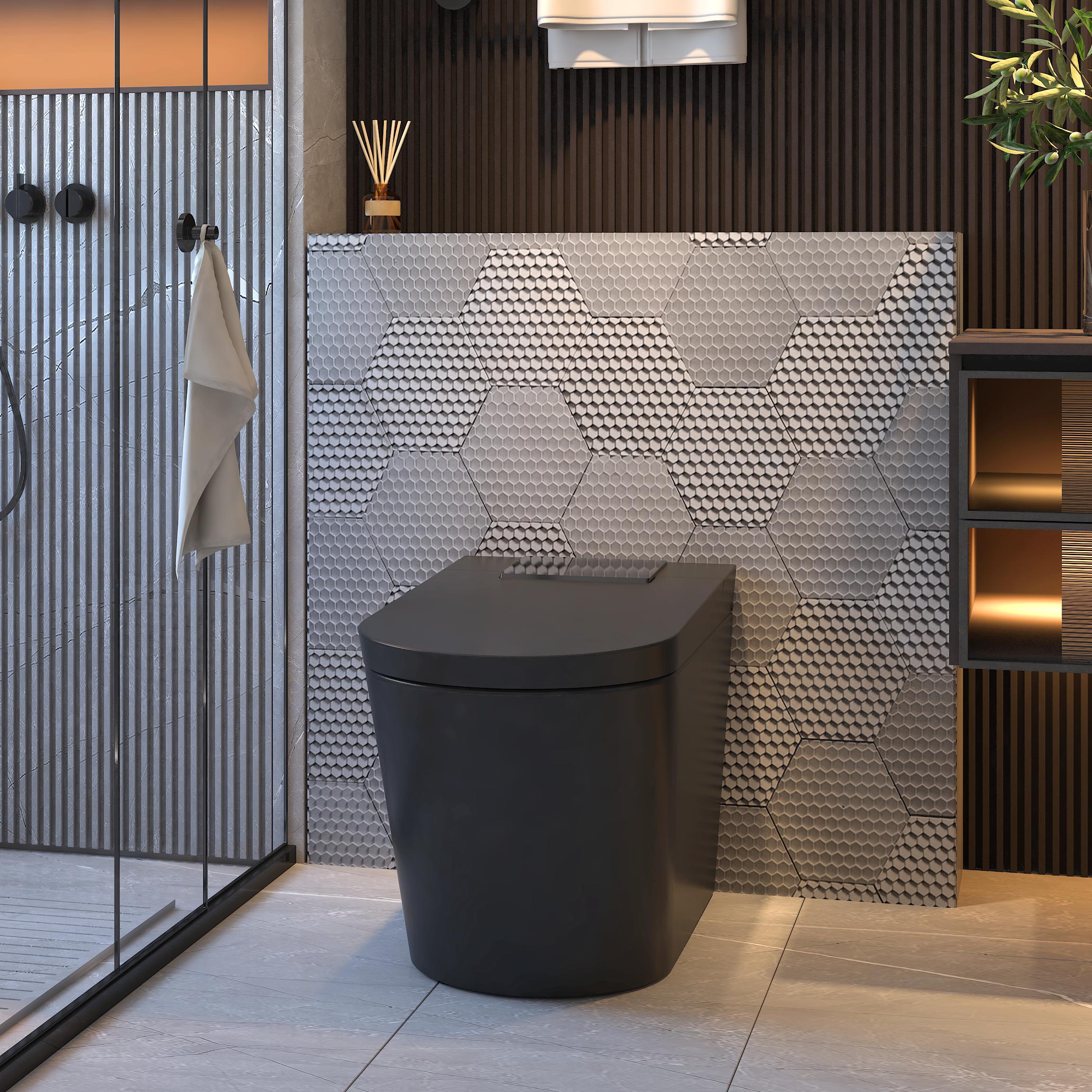 Luxury Smart Toilet with Auto Open Lid, Heated Seat & Bidet Wash, Z & G Series