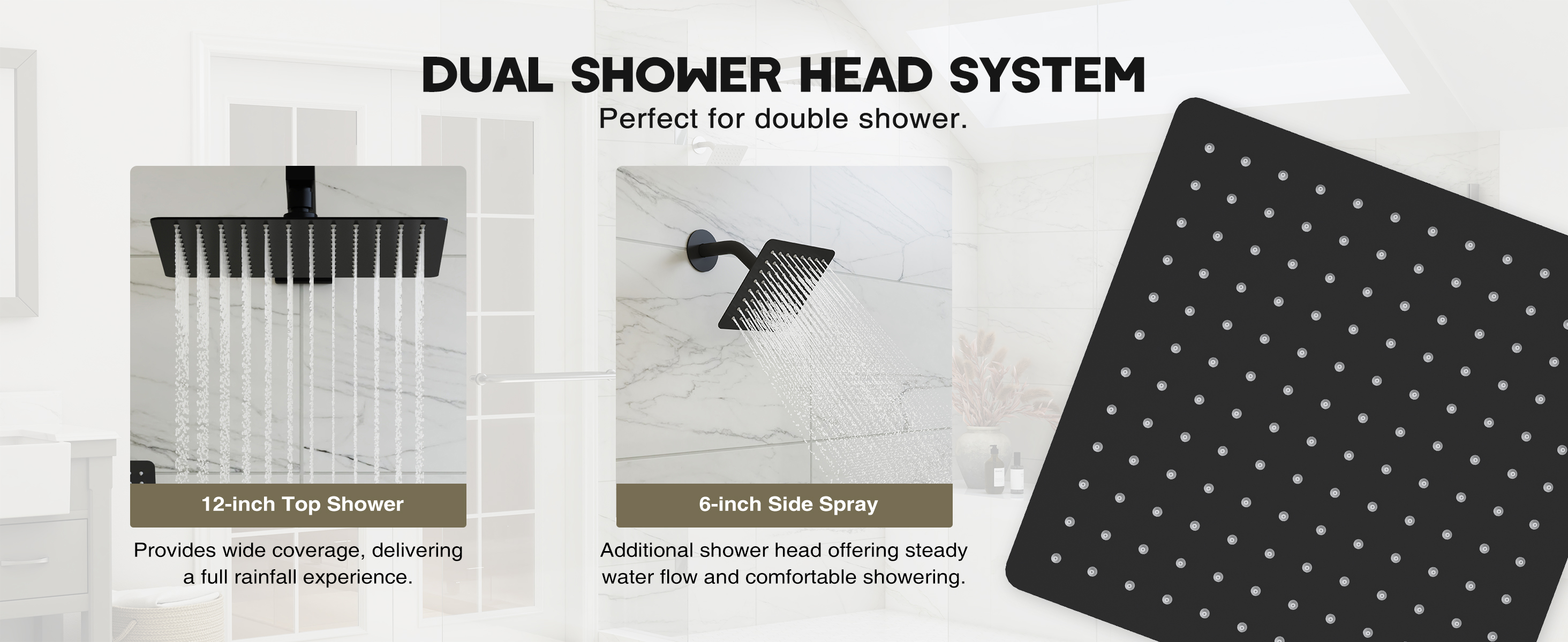 Dual Shower Head System