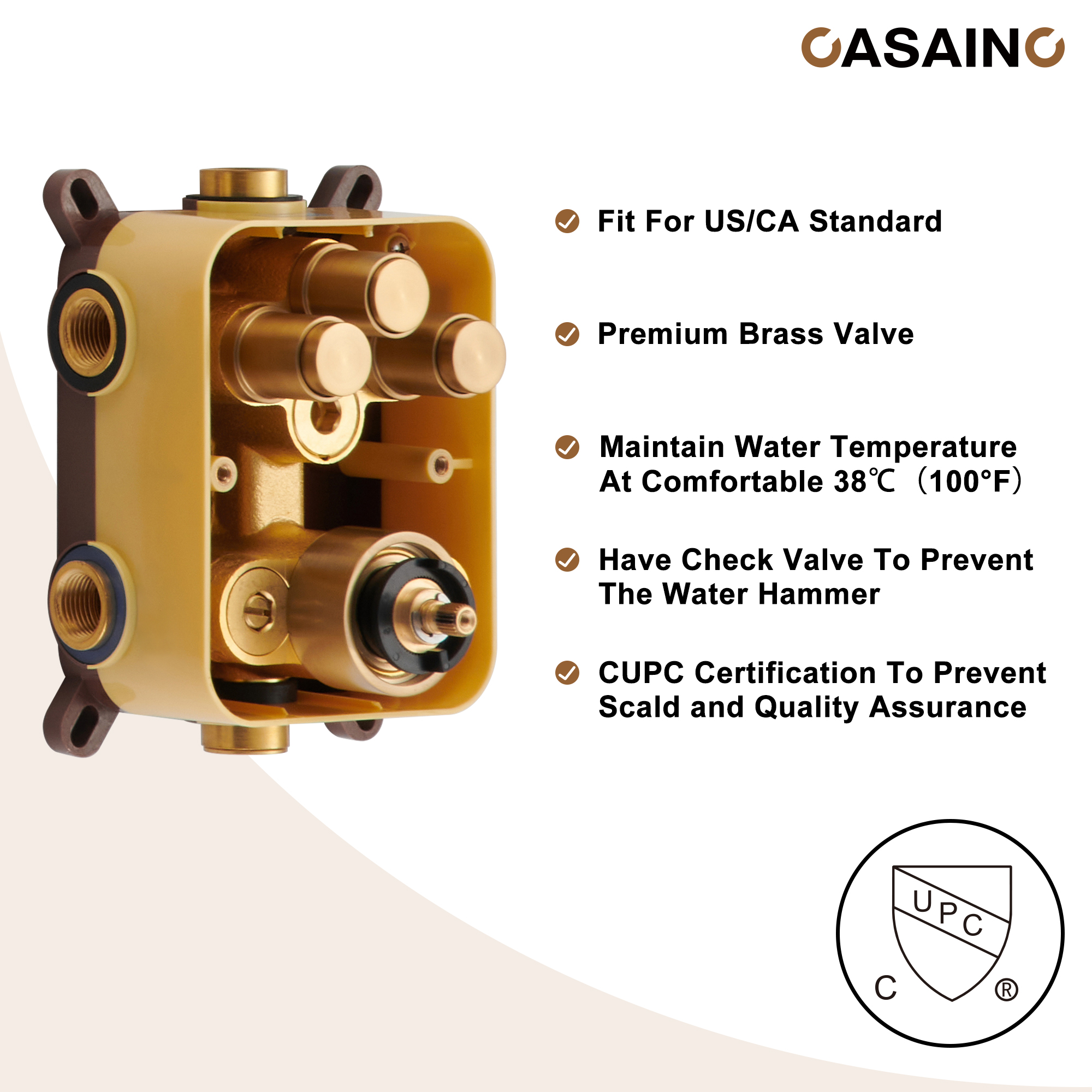 Electroplated Coating Technology 22-inch Dual Function Thermostatic Rainfall Slimline Showerhead Shower System