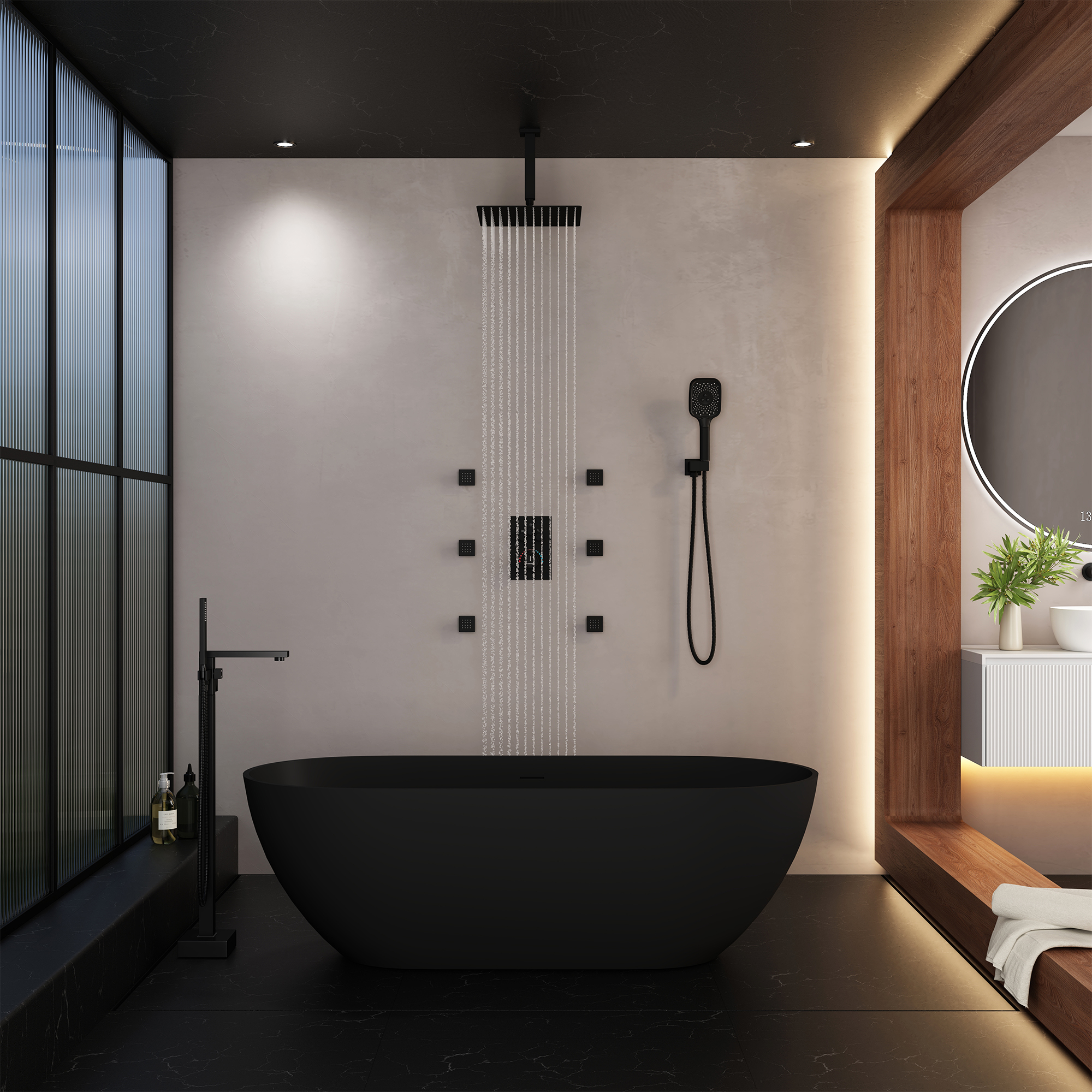 Shower System with Body Jets