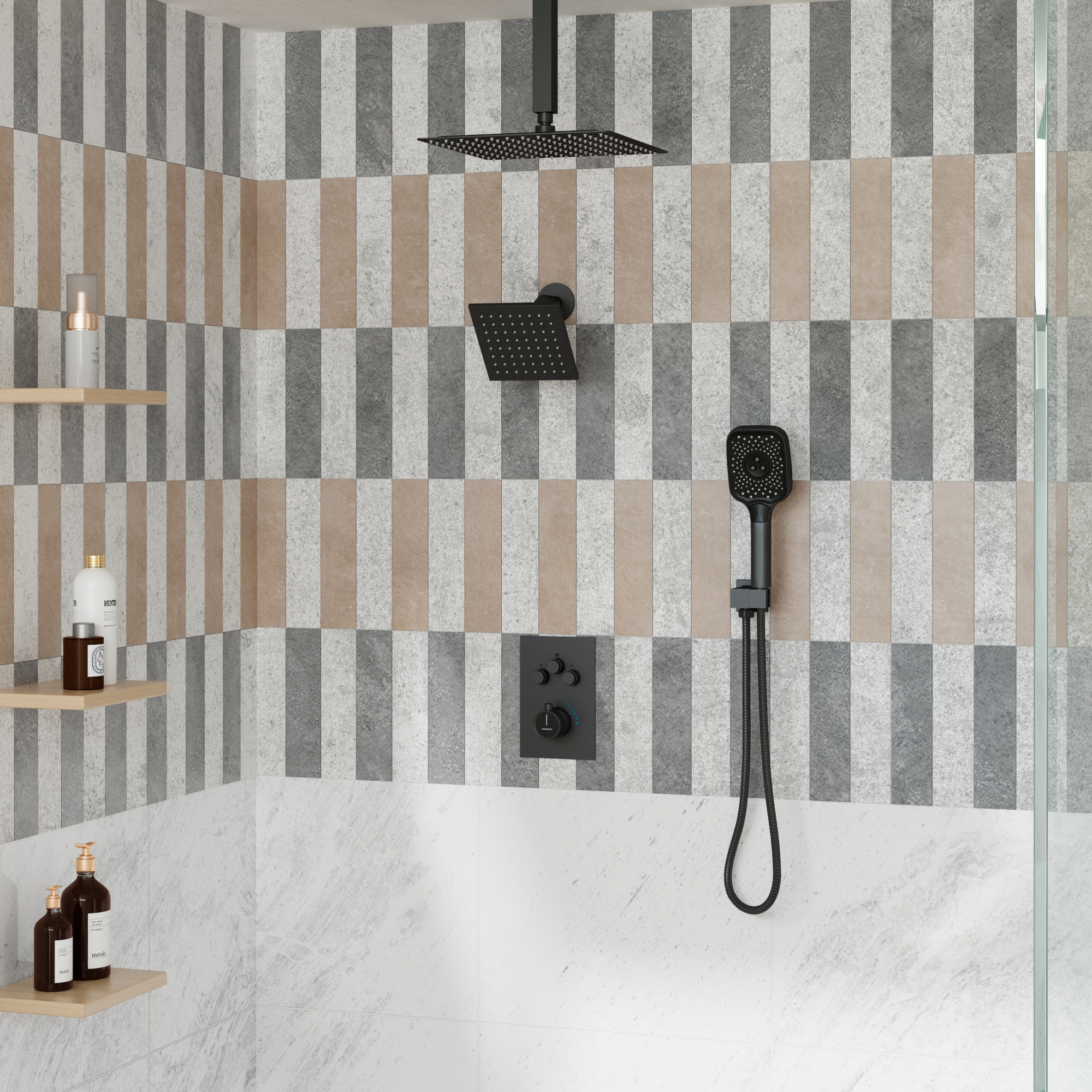 Ceiling Mounted Shower Systems