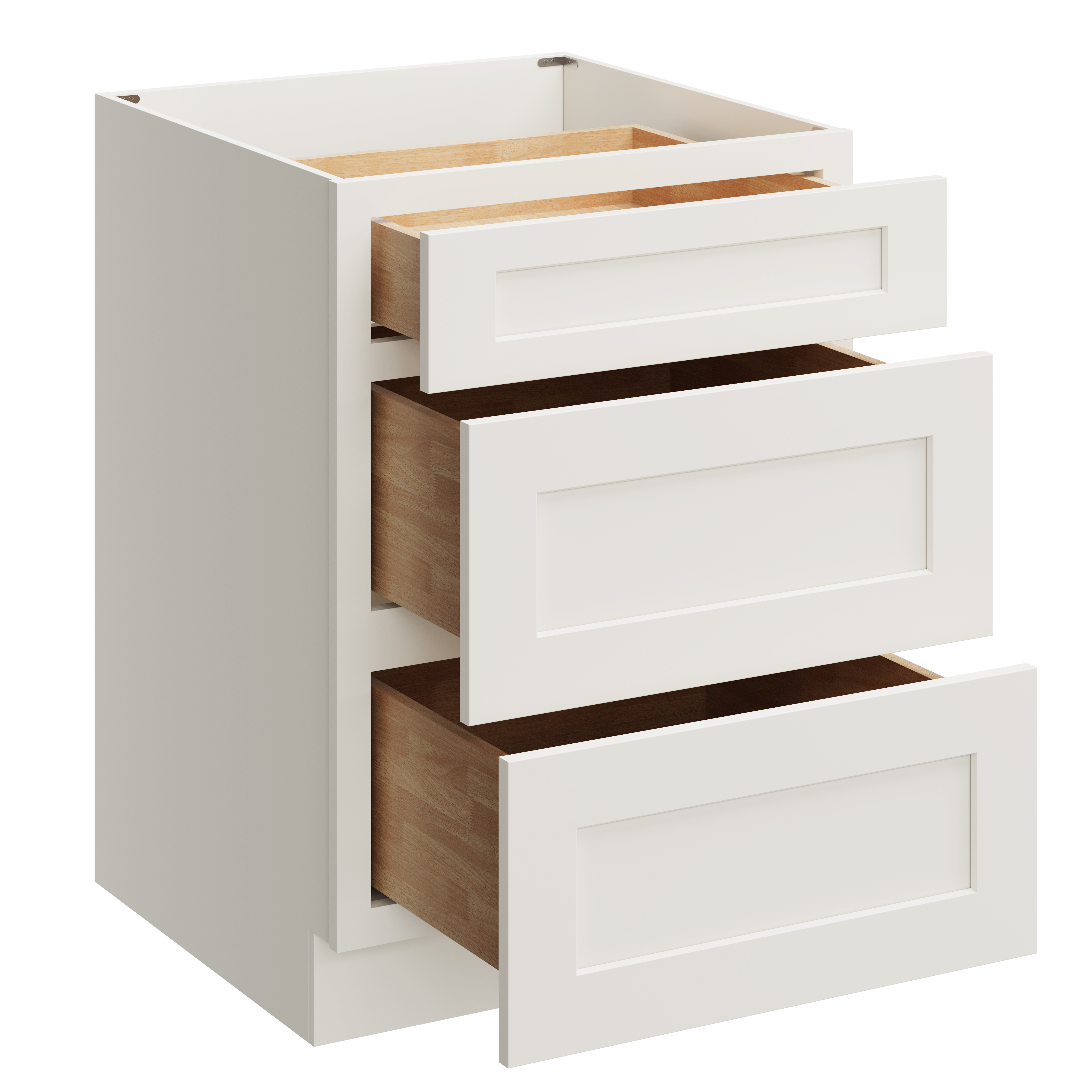 【d-sss24】 Sturdy 3-Drawer Base Cabinet - Durable & Stylish Storage