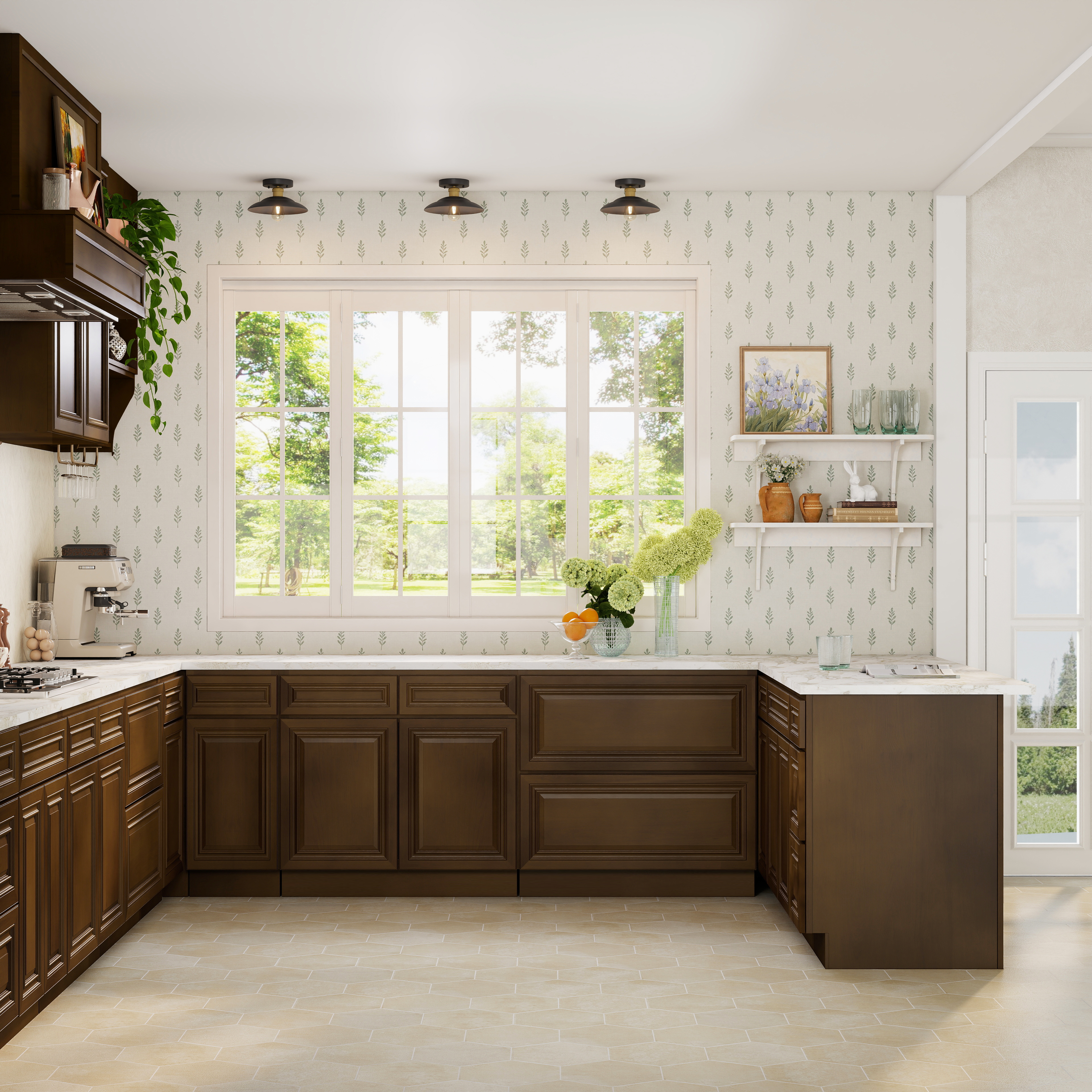 Dark Caramel - Ready To Assemble Kitchen Cabinets