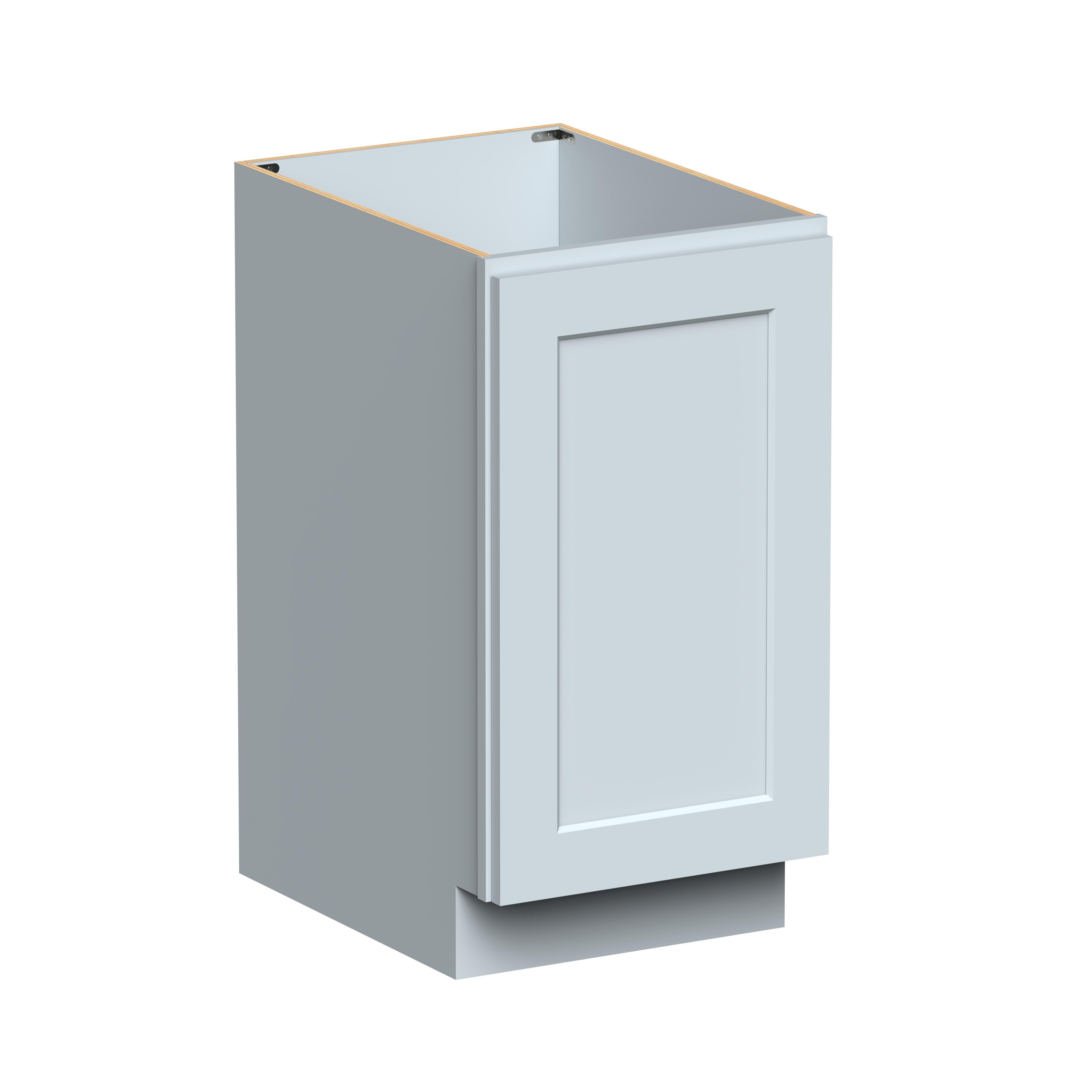 18"W x 24"D x 34.5"H Plywood Full Height Door Base Kitchen Cabinet with 1 Door Ready to Assemble