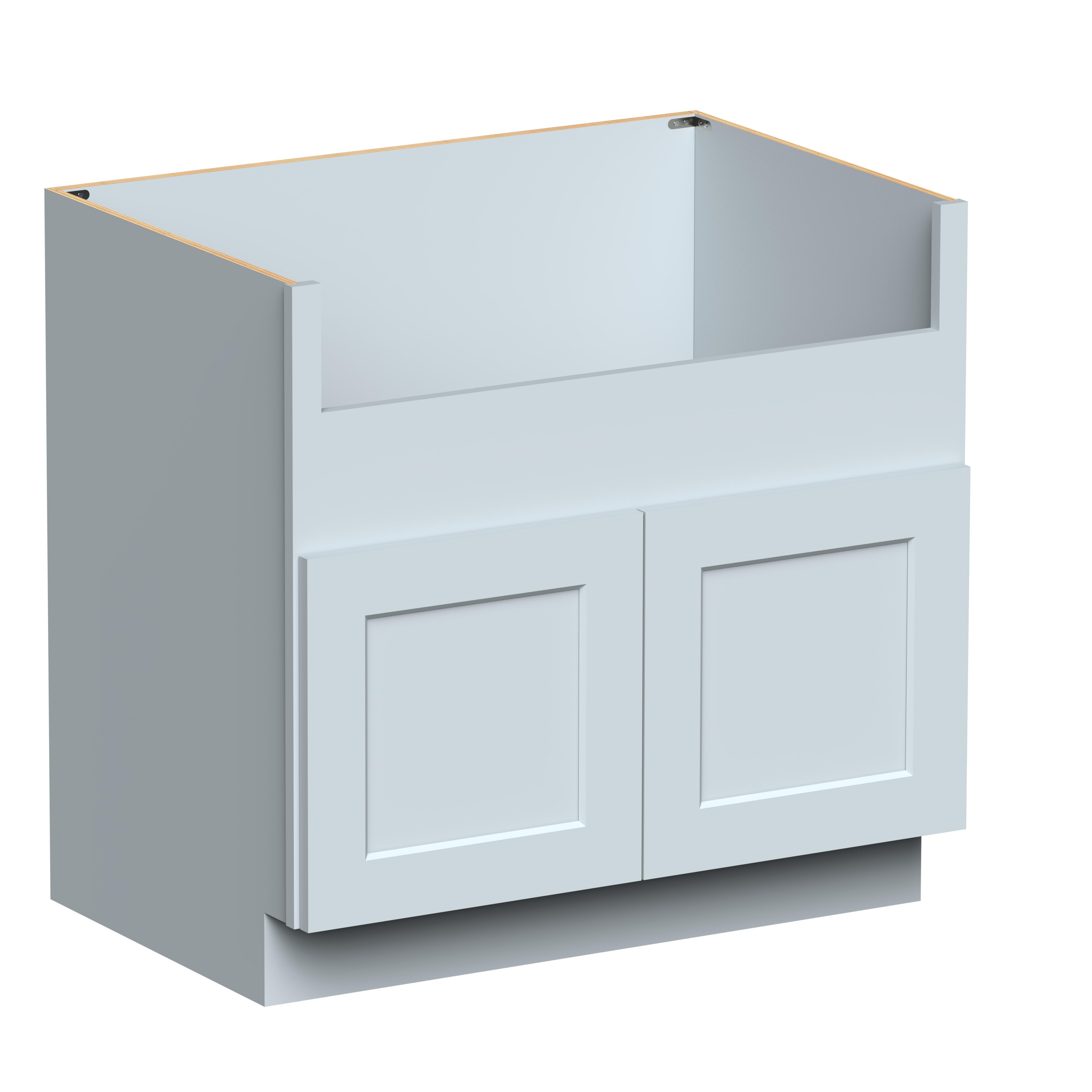 36"W x 24"D x 34.5"H Plywood Farmhouse Sink Cabinet with  2 Doors Ready to Assemble