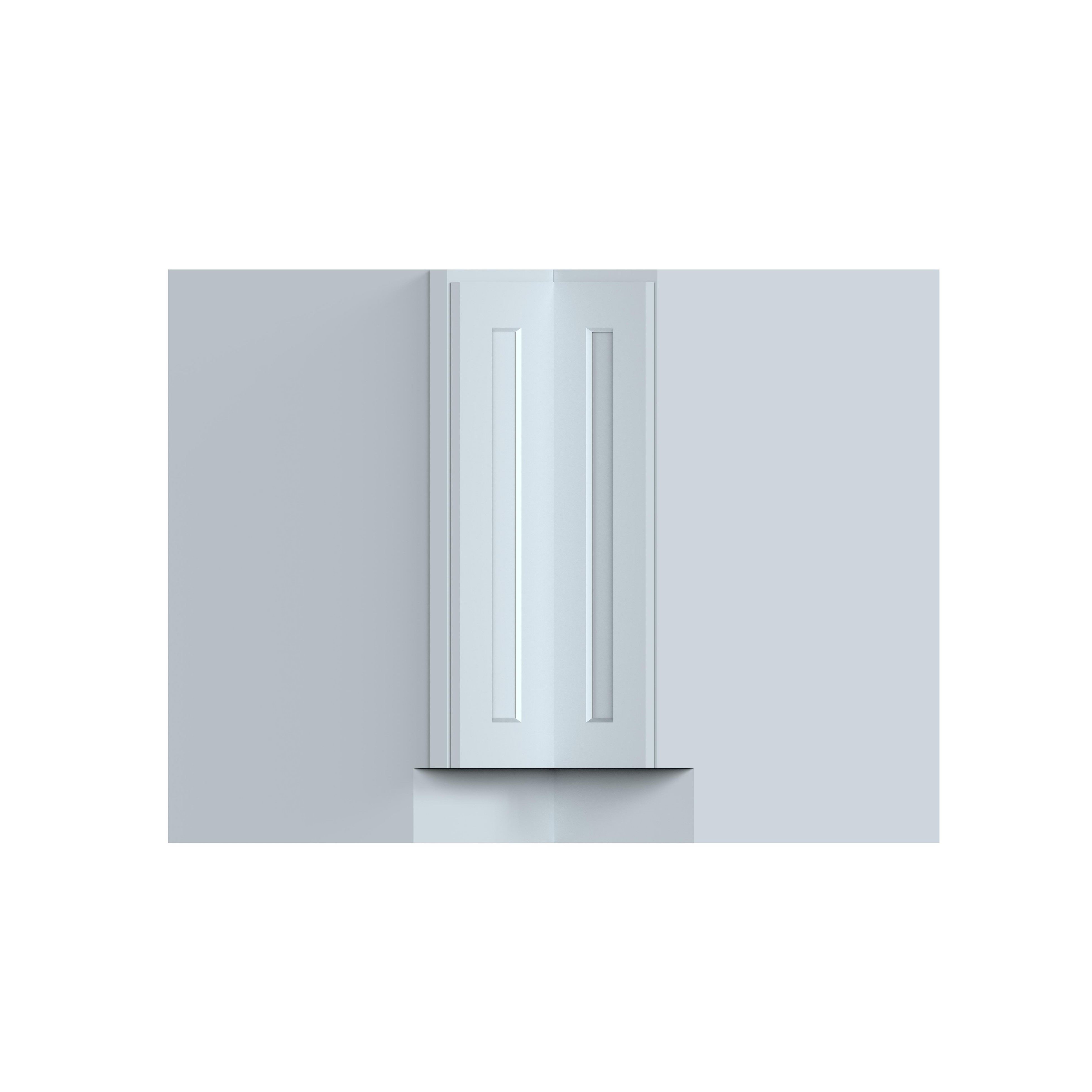 33"W x 24"D x 34.5"H Plywood Lazy Susan Corner Base Kitchen Cabinet with 2 Doors Ready to Assemble