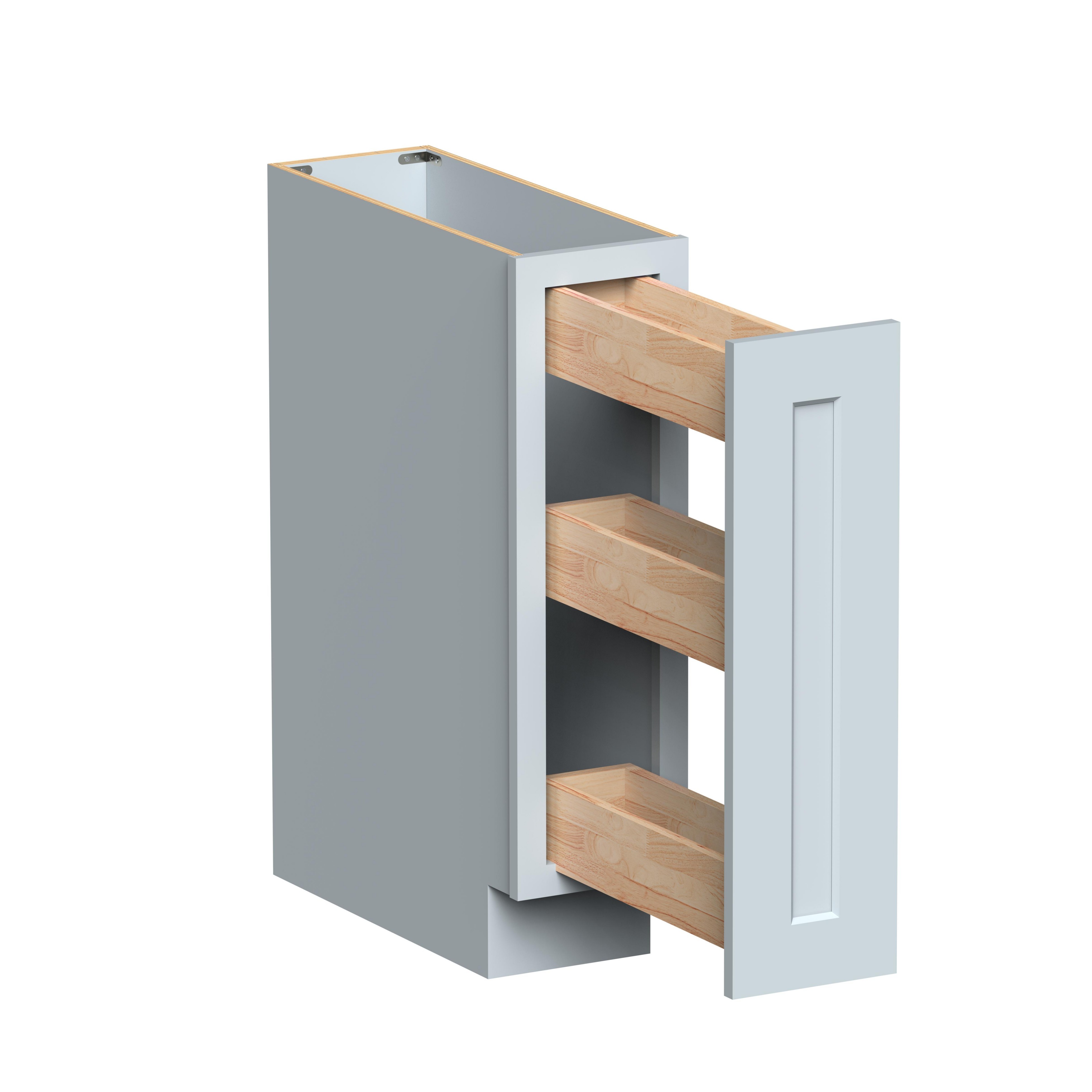 9"W x 24"D x 34.5"H Plywood Kitchen Base Spicy Rack with 1 Drawer Ready to Assemble