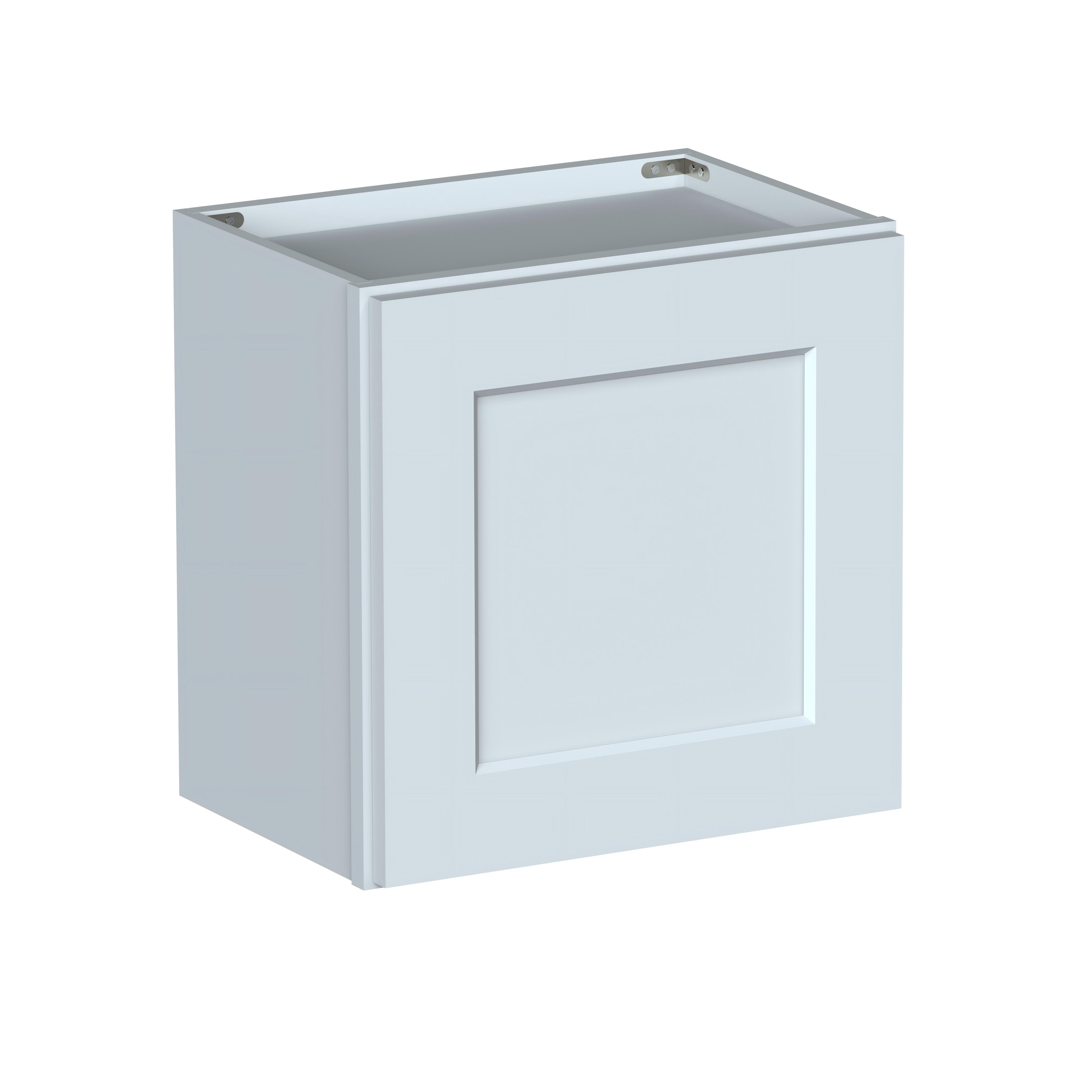 Dove Grey RTA 18"W x 12"D x 18"H Short Wall Cabinet with 1 Door