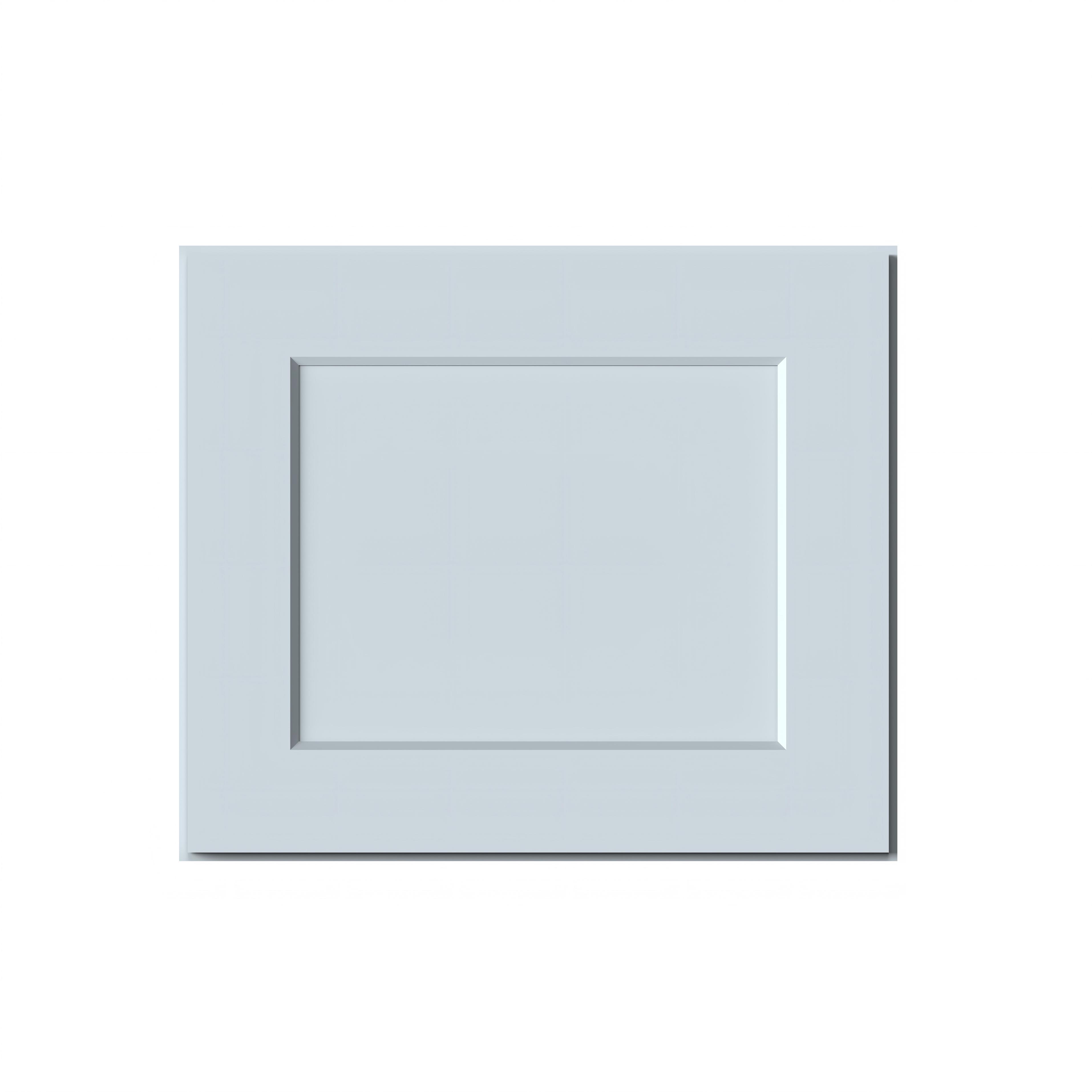 Dove Grey RTA 21"W x 12"D x 18"H Short Wall Cabinet with 1 Door