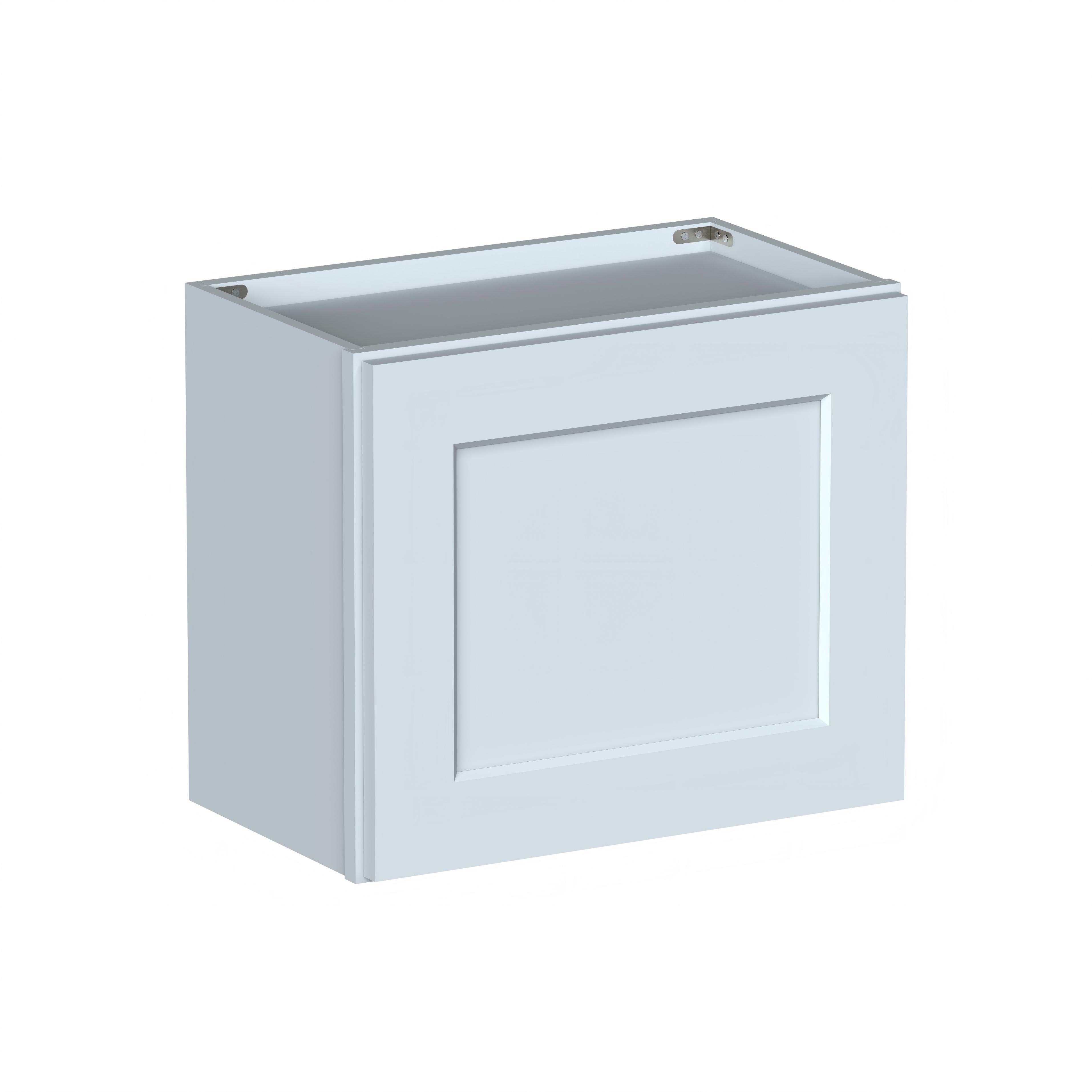 Dove Grey RTA 21"W x 12"D x 18"H Short Wall Cabinet with 1 Door