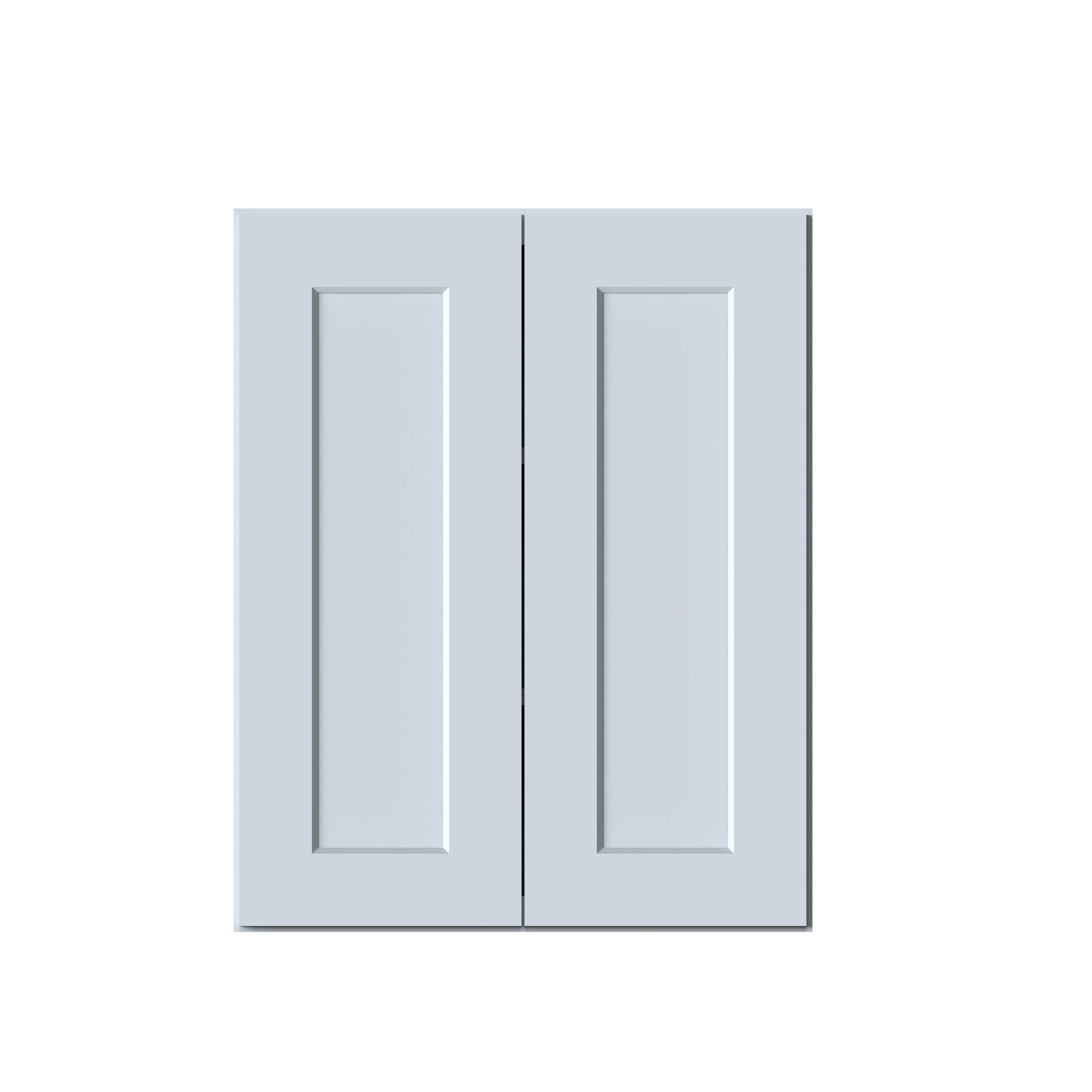 24"W x 12"D x 30"H Plywood Wall Kitchen Cabinet with 2 Doors Ready to Assemble