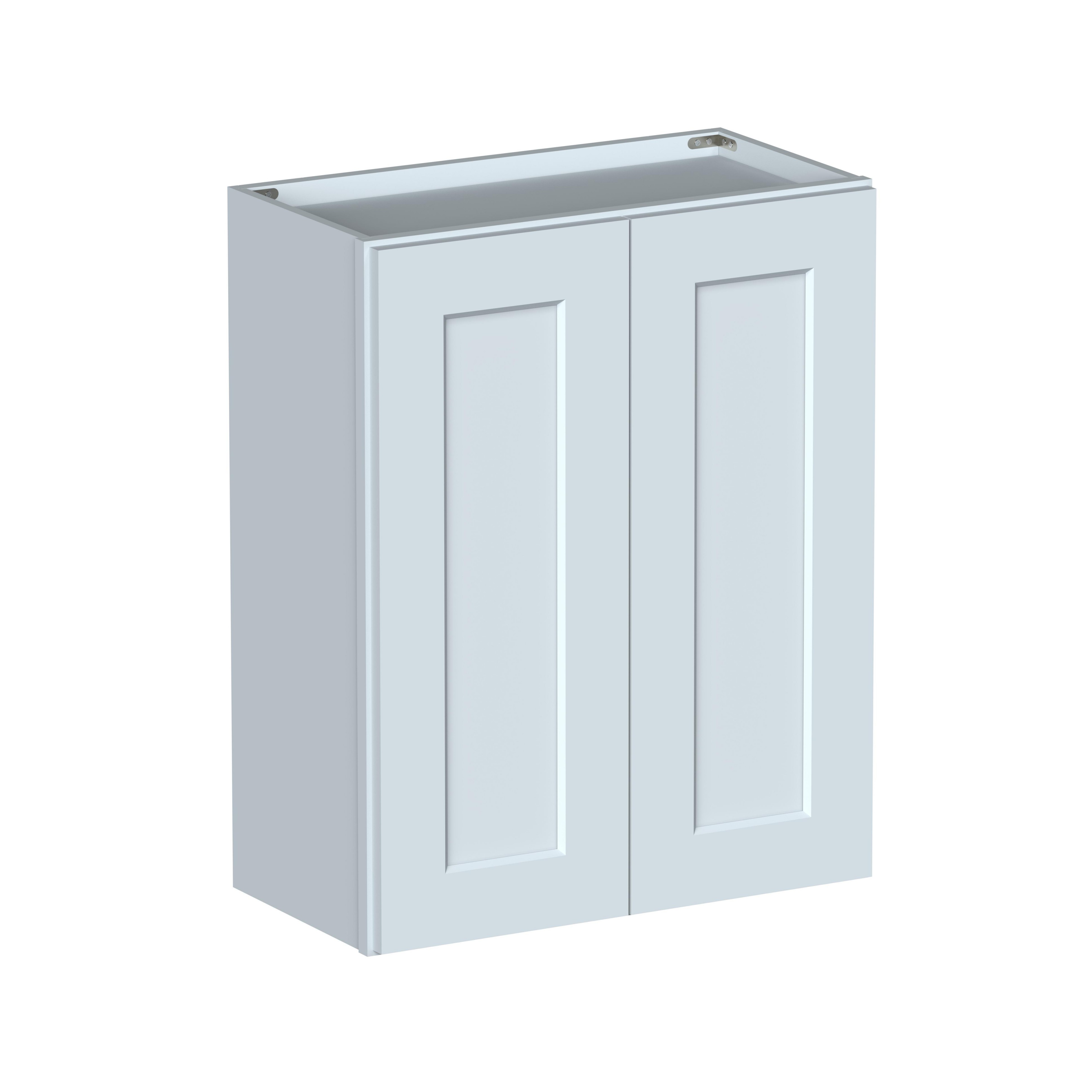 24"W x 12"D x 30"H Plywood Wall Kitchen Cabinet with 2 Doors Ready to Assemble