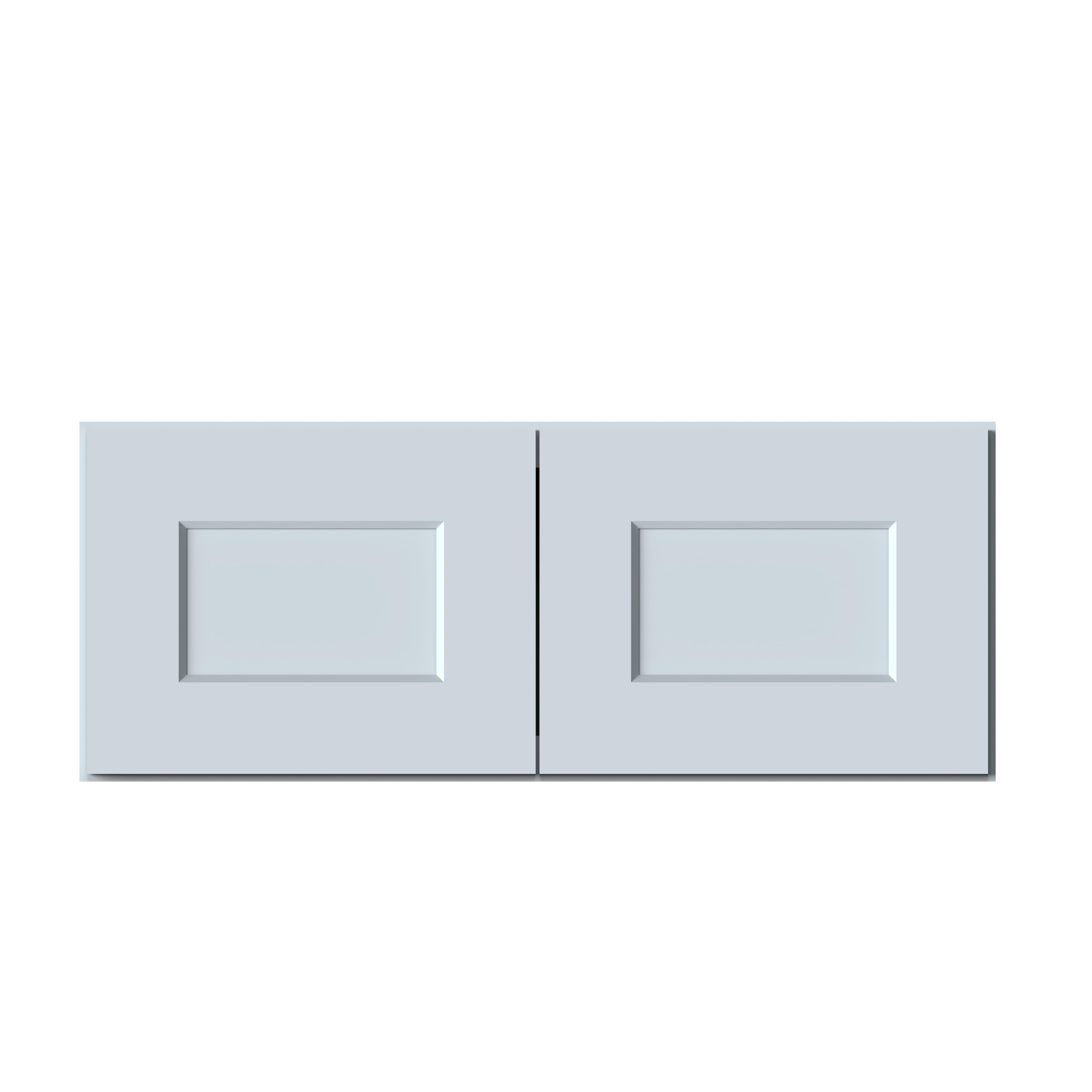 30"W x 12"D x 12"H Plywood Wall Kitchen Cabinet with 2 Doors Ready to Assemble