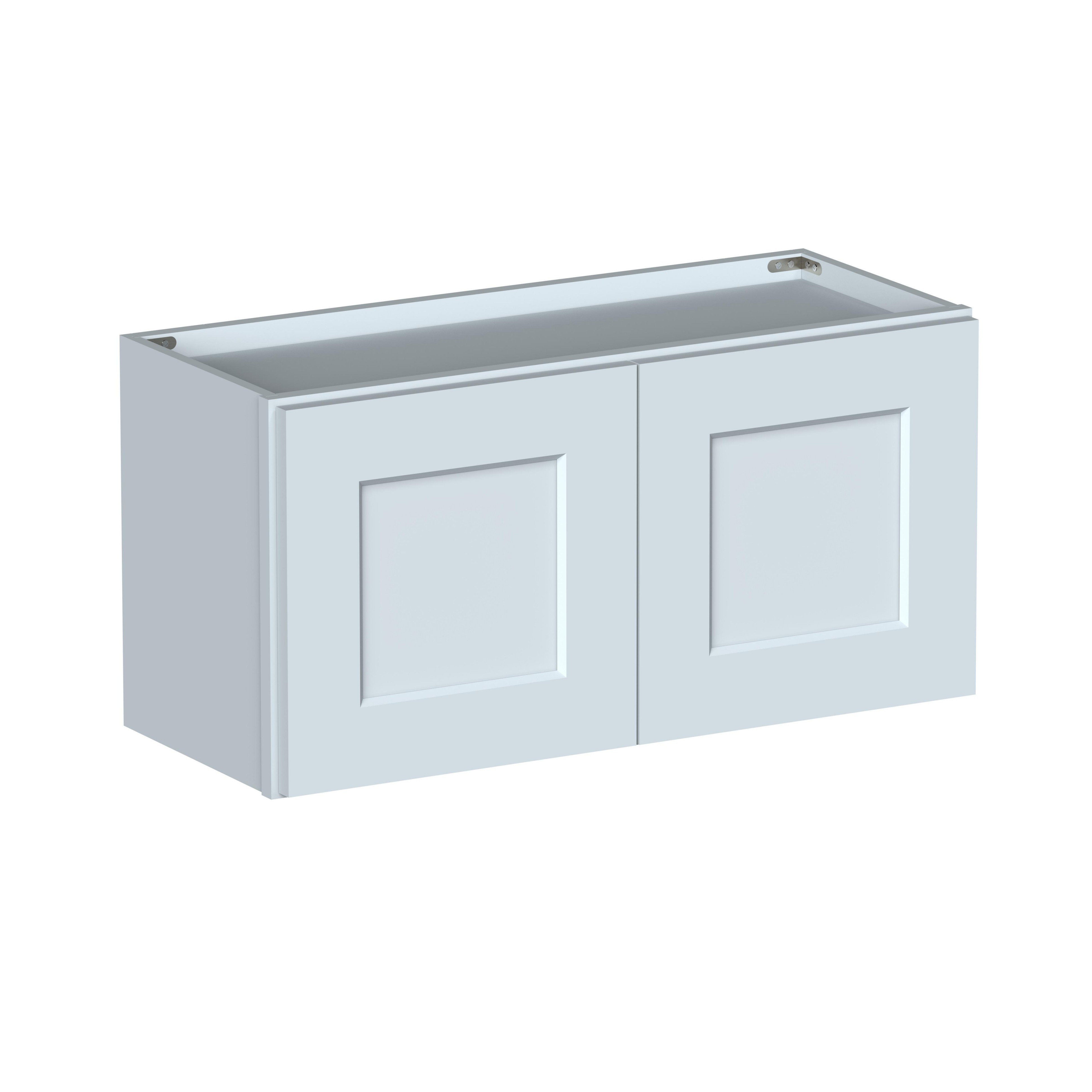 30"W x 12"D x 15"H Plywood Wall Kitchen Cabinet with 2 Doors Ready to Assemble