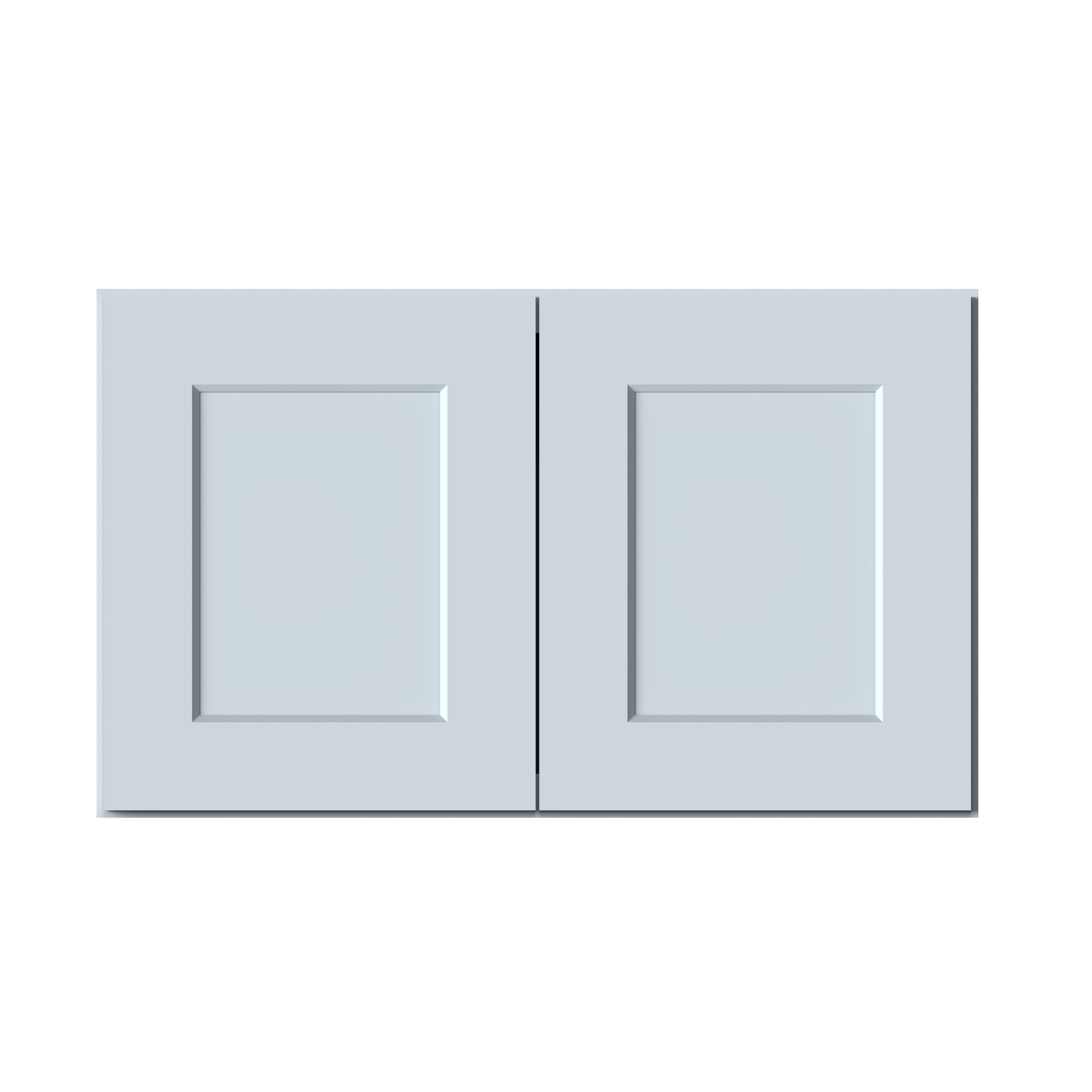 30"W x 12"D x 18"H Plywood Wall Kitchen Cabinet with 2 Doors Ready to Assemble