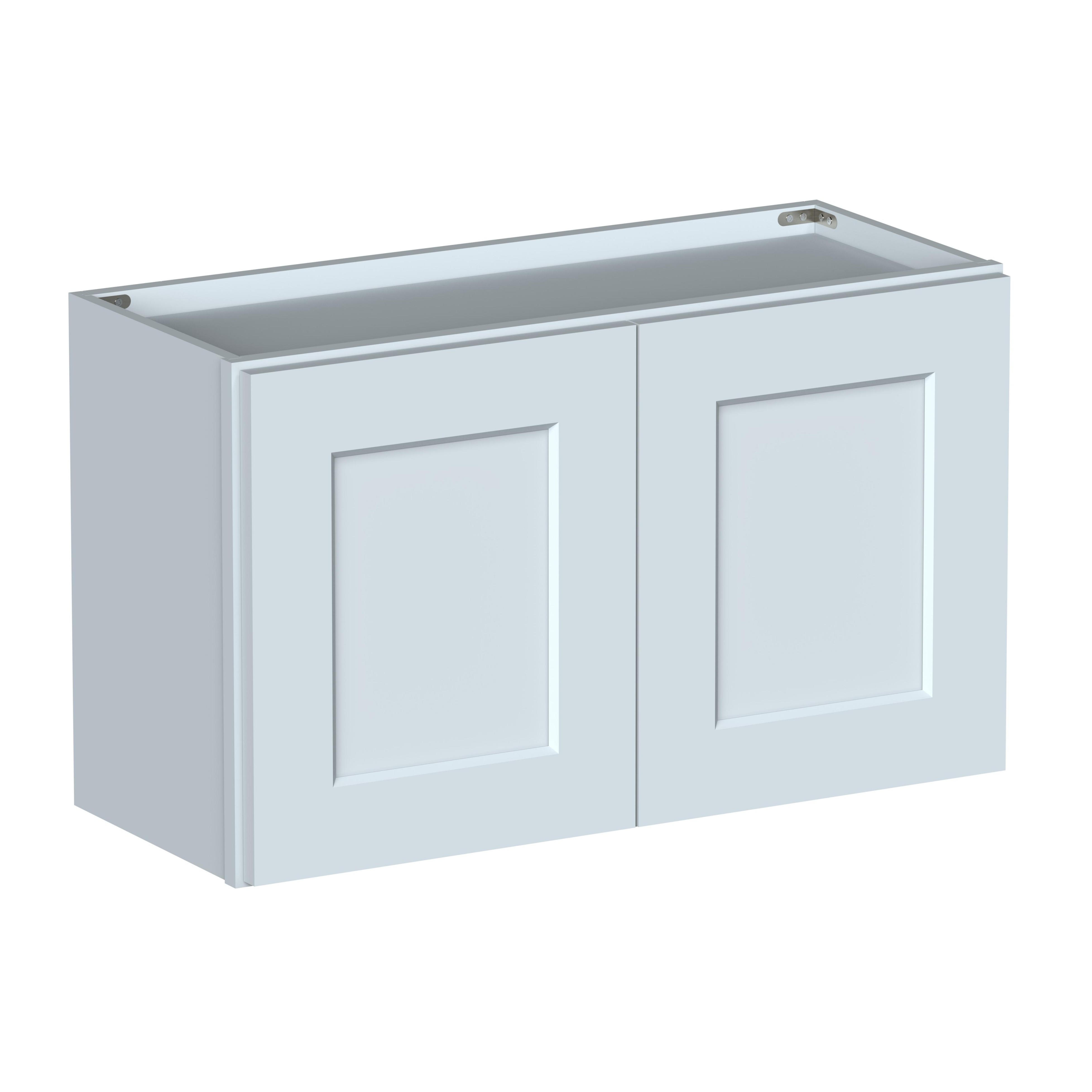 30"W x 12"D x 18"H Plywood Wall Kitchen Cabinet with 2 Doors Ready to Assemble