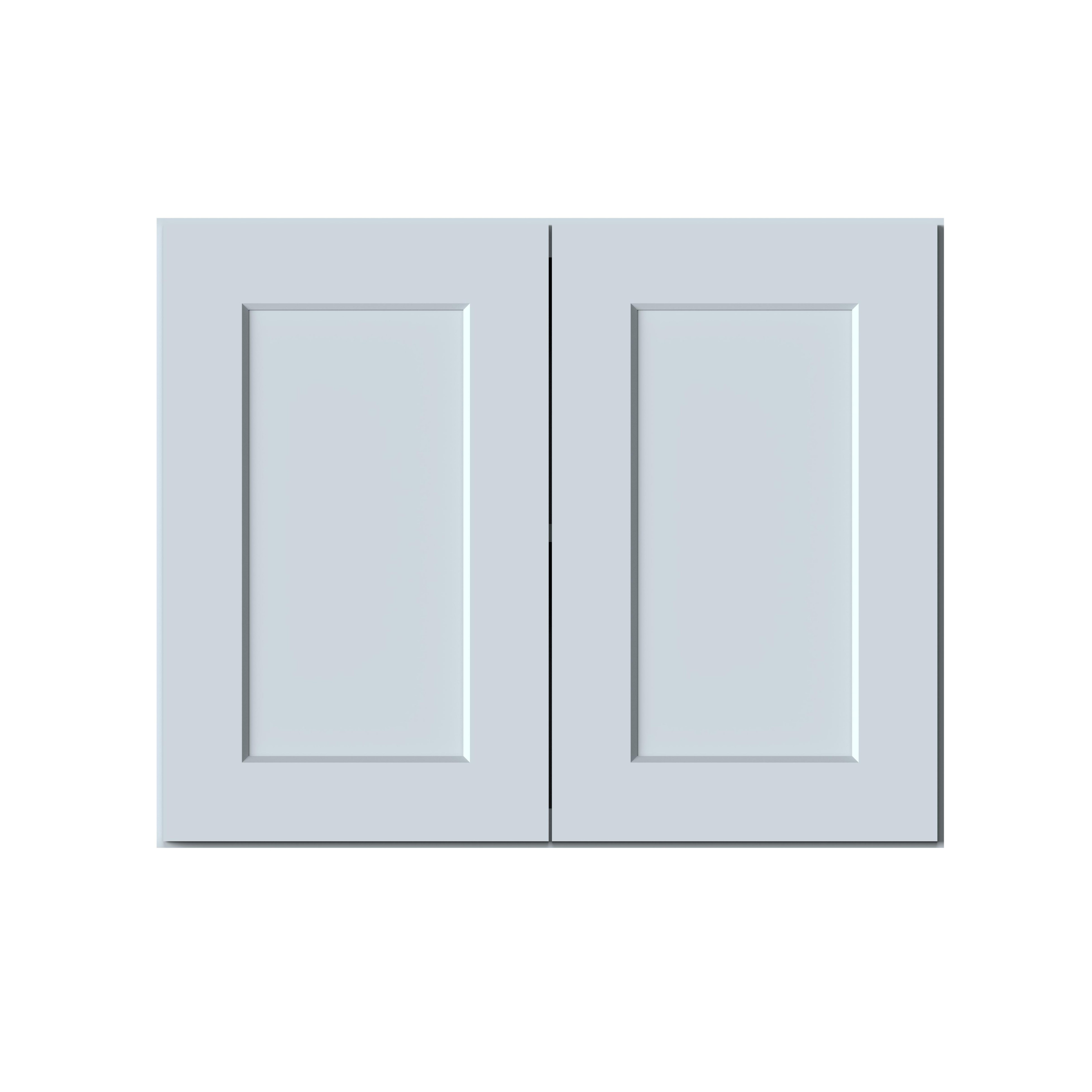 30"W x 12"D x 24"H Plywood Wall Kitchen Cabinet with 2 Doors Ready to Assemble